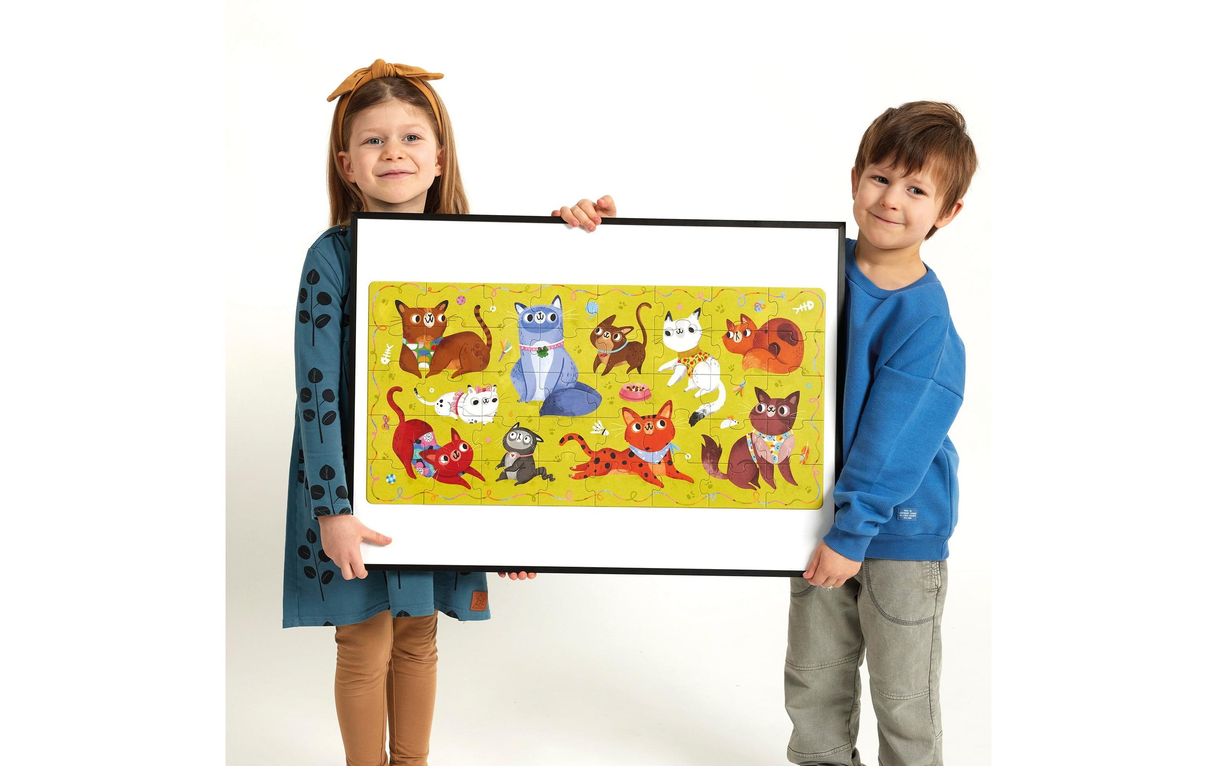   Puzzle »Banana Panda Ich liebe Katzen« Englisch, keine Angabe