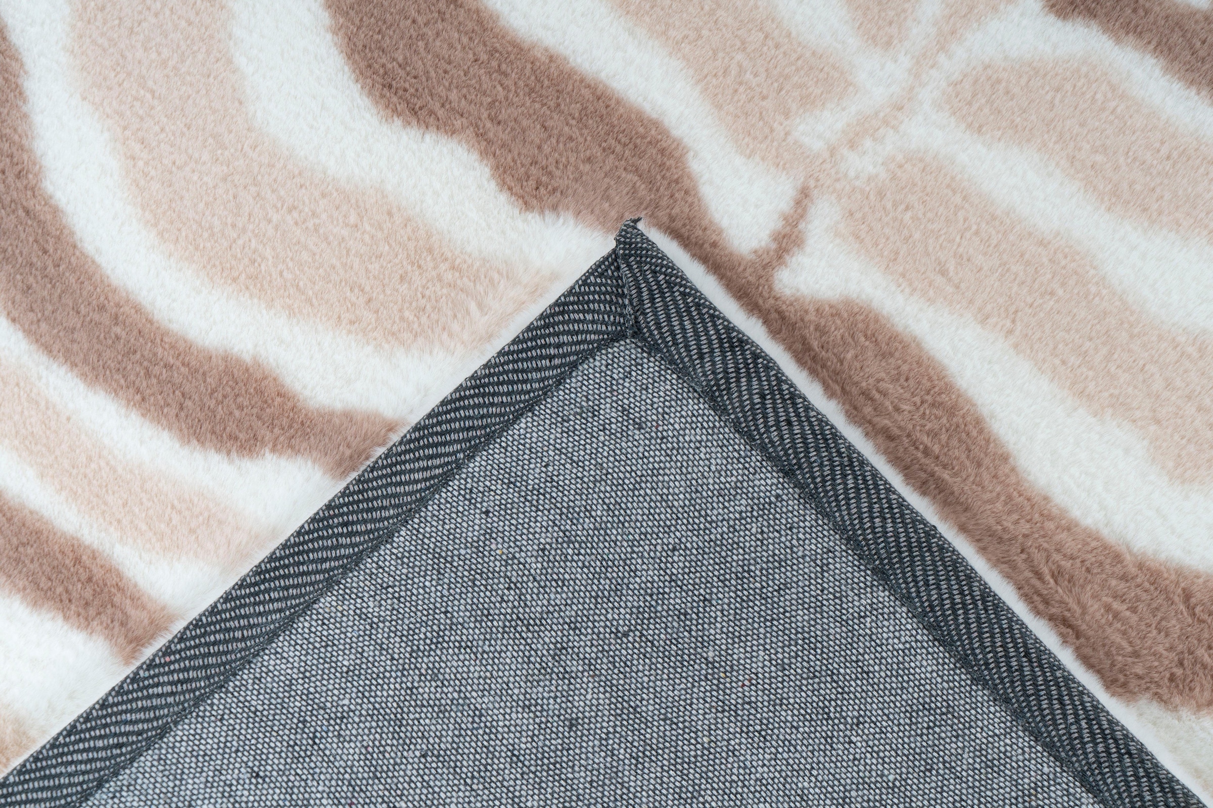 my home Hochflor-Teppich »Elias« rechteckig 30 mm Höhe Fell-Optik, Wohnzimmer