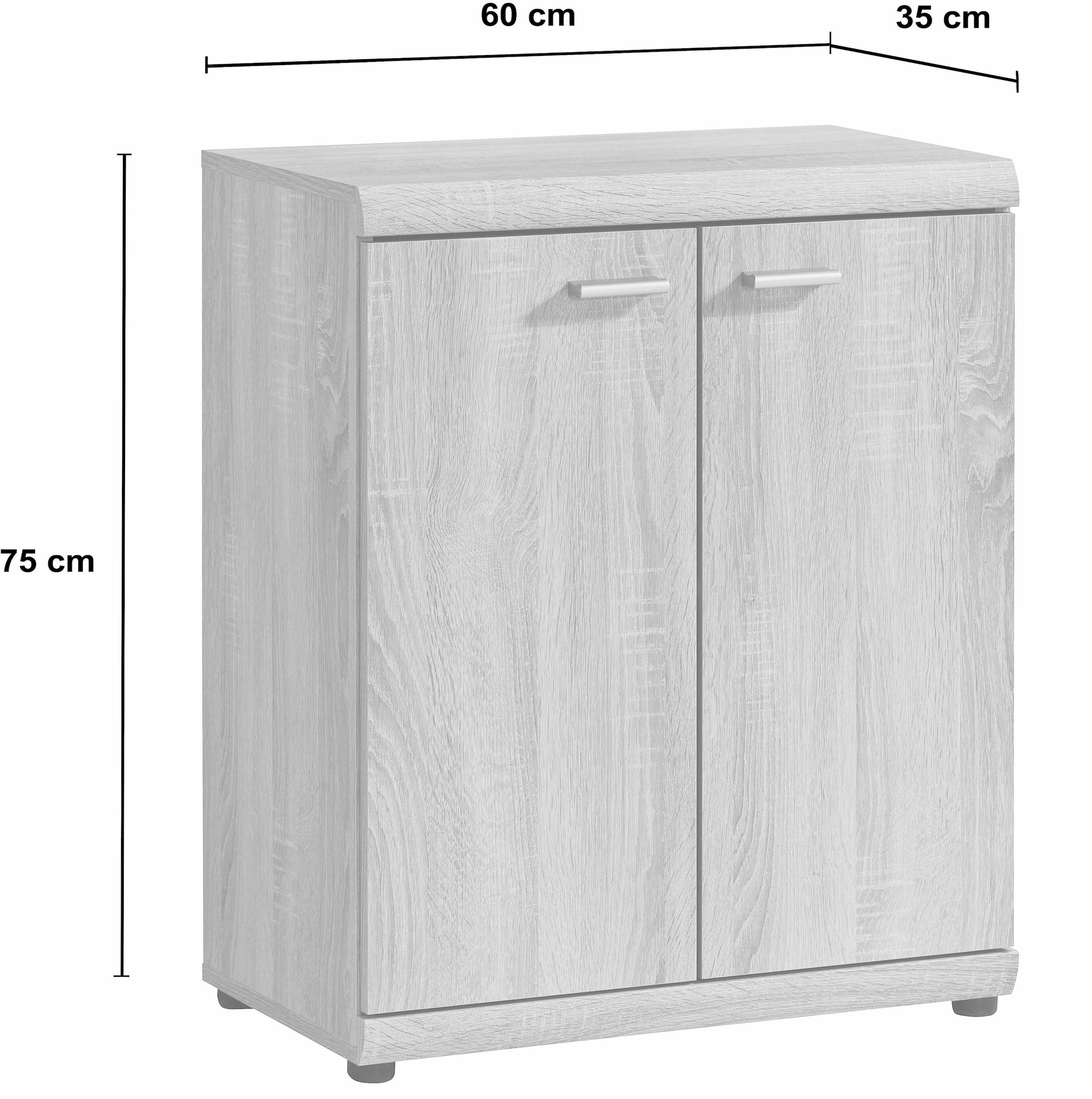 Procontour Buffet »Sun BESTSELLER!« hauteur 74 cm, avec étagères réglables en hauteur