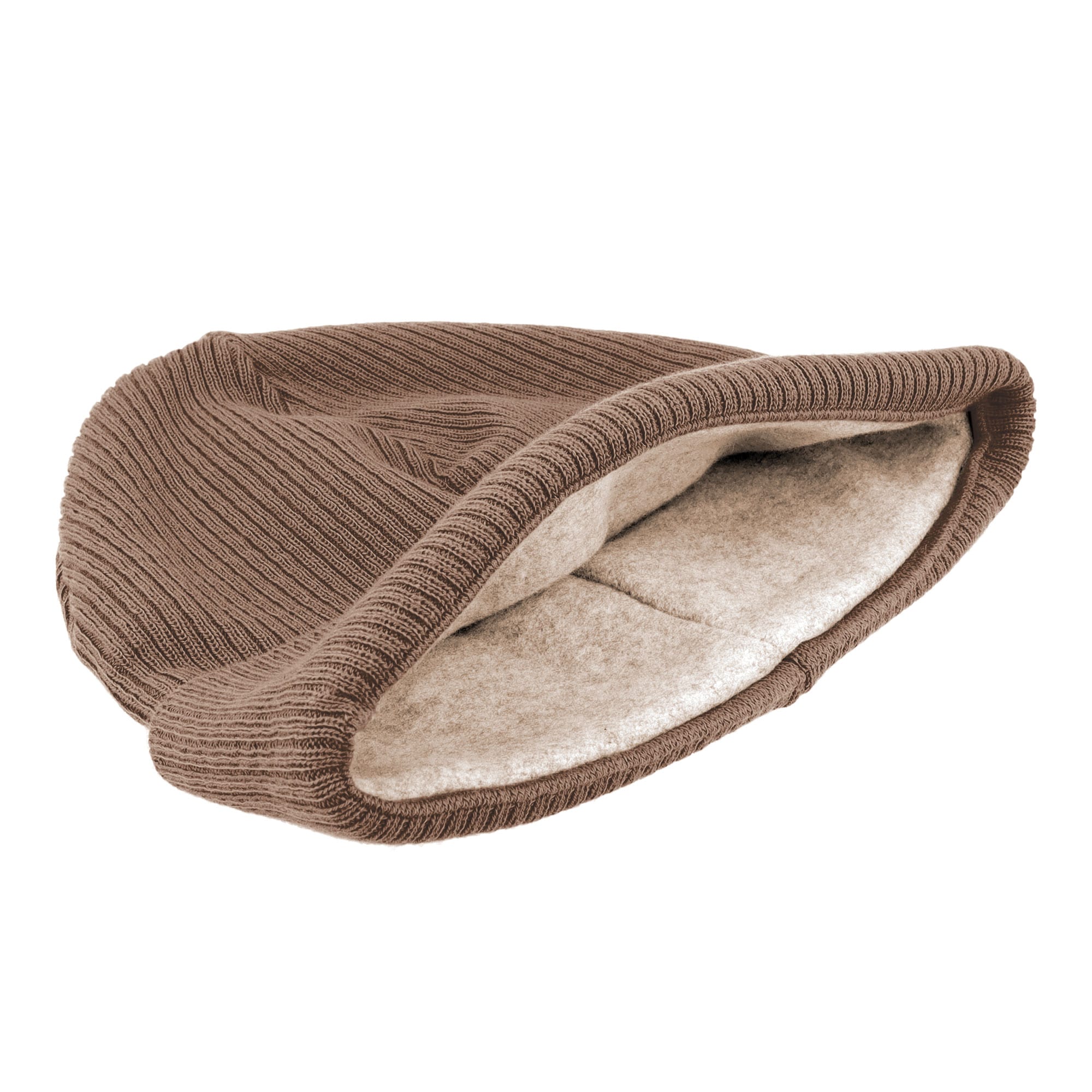 MAXIMO Beanie aus Baumwolle, wärmend, gefüttert, unifarben