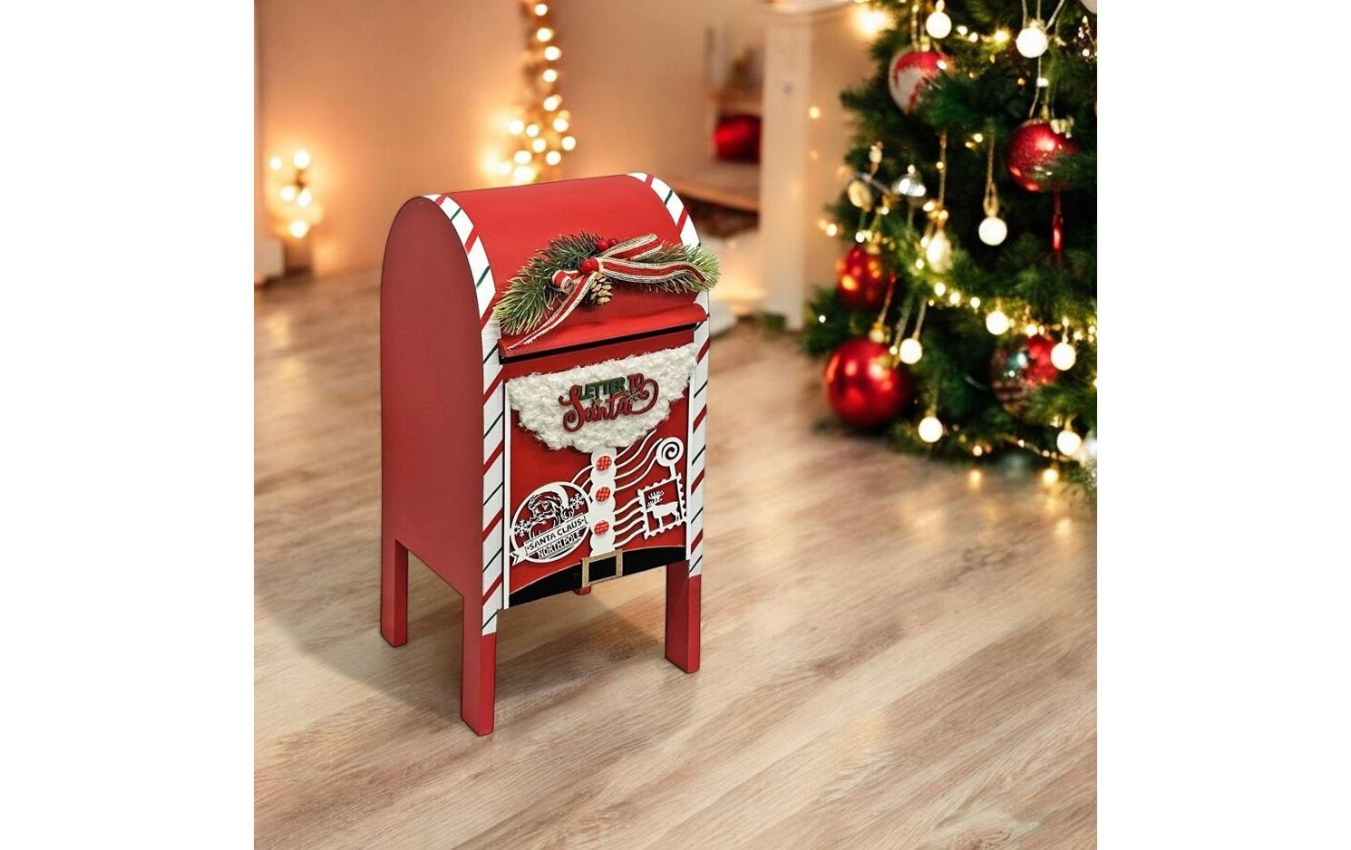 Dameco Figurine de Noël »Deko Briefkasten Santa«