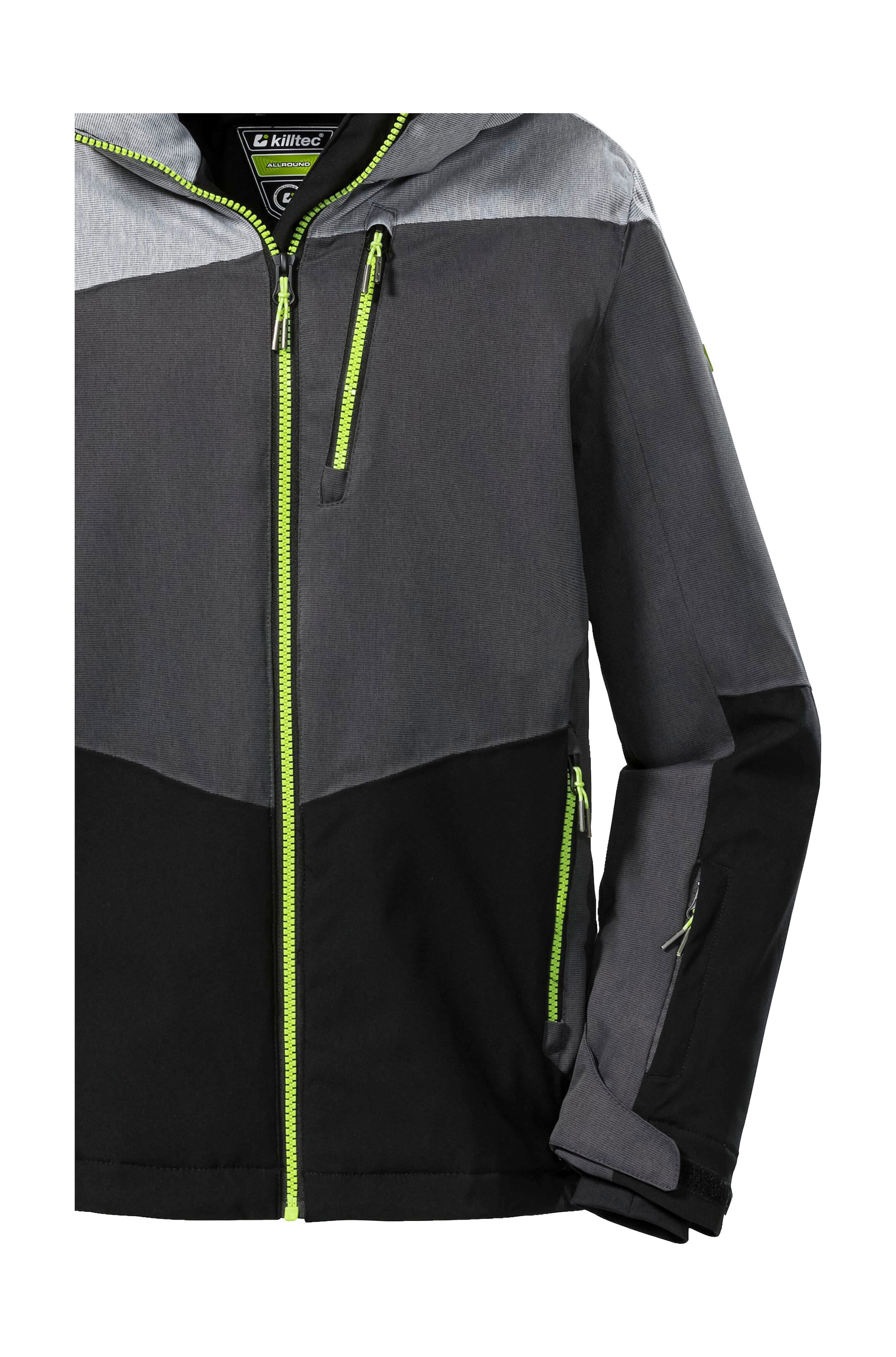 Killtec Veste de ski »KSW 161 BYS SKI JCKT« Wasserdichte, atmungsaktive Skijacke mit abnehmbarer Kapuze