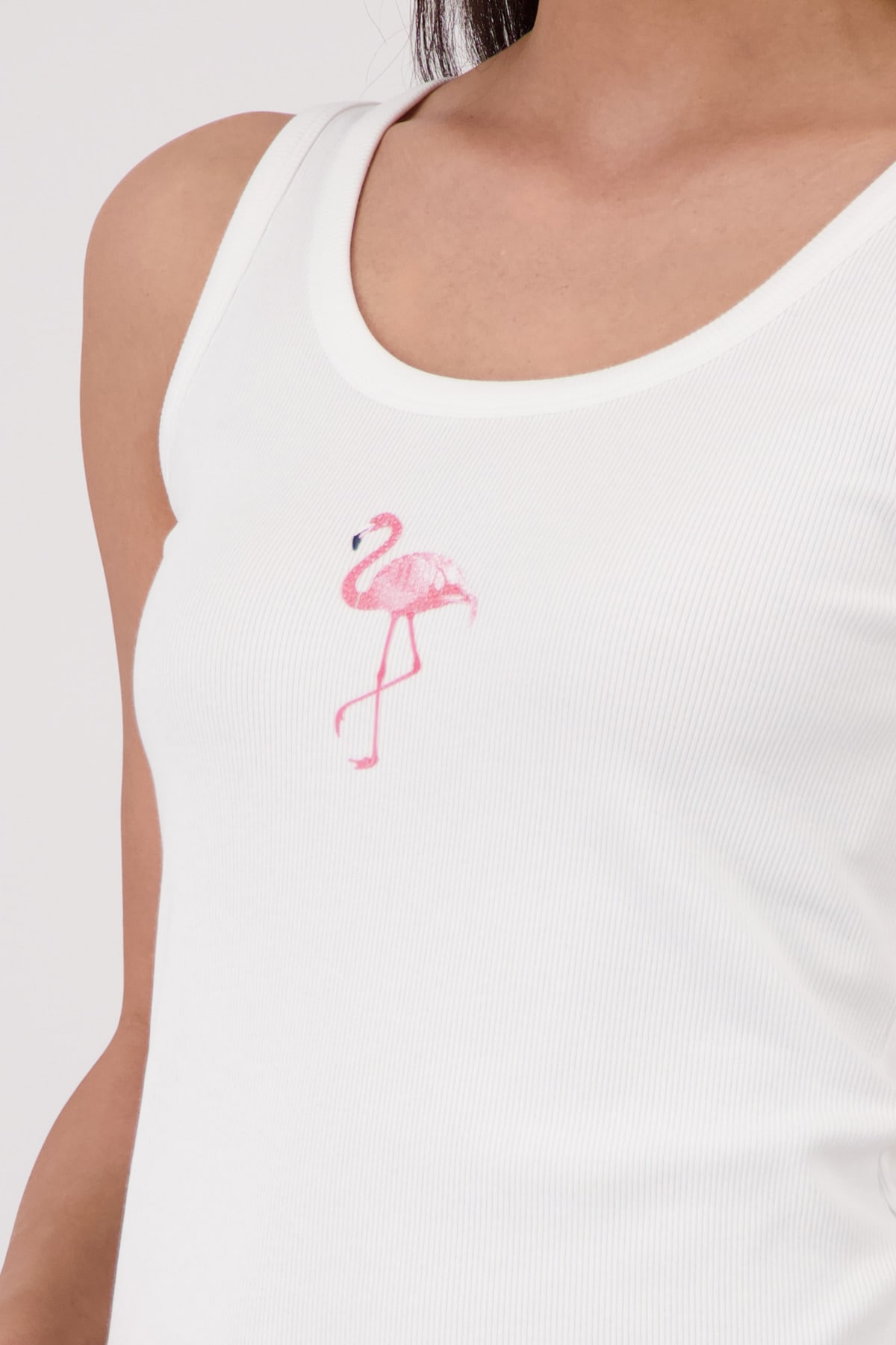 Monari Débardeur »Top Flamingo« Regular fit mit Flamingo-Print