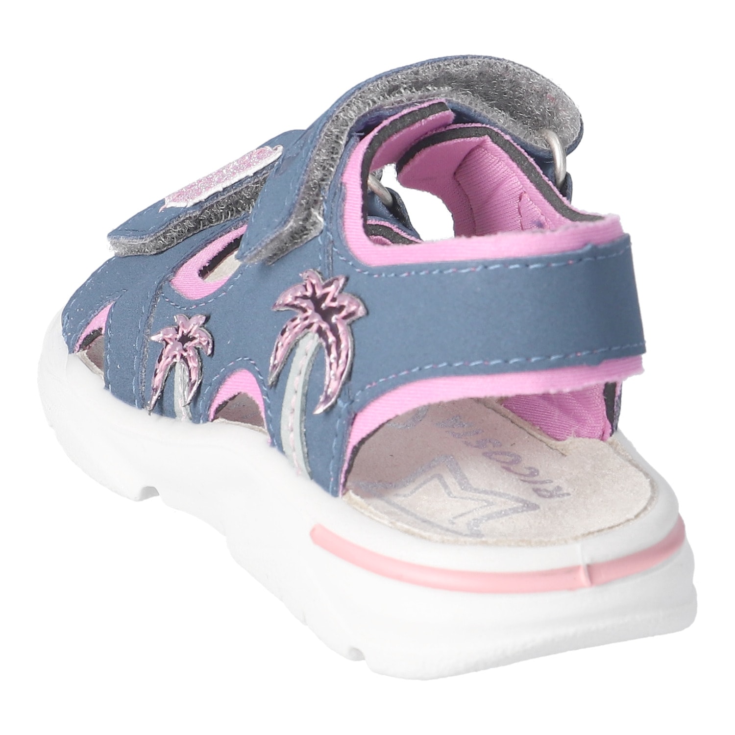 Ricosta Sandale »Carmi«  Klettschuh mit Glitzer, mit WMS, Grössenschablone zum Download