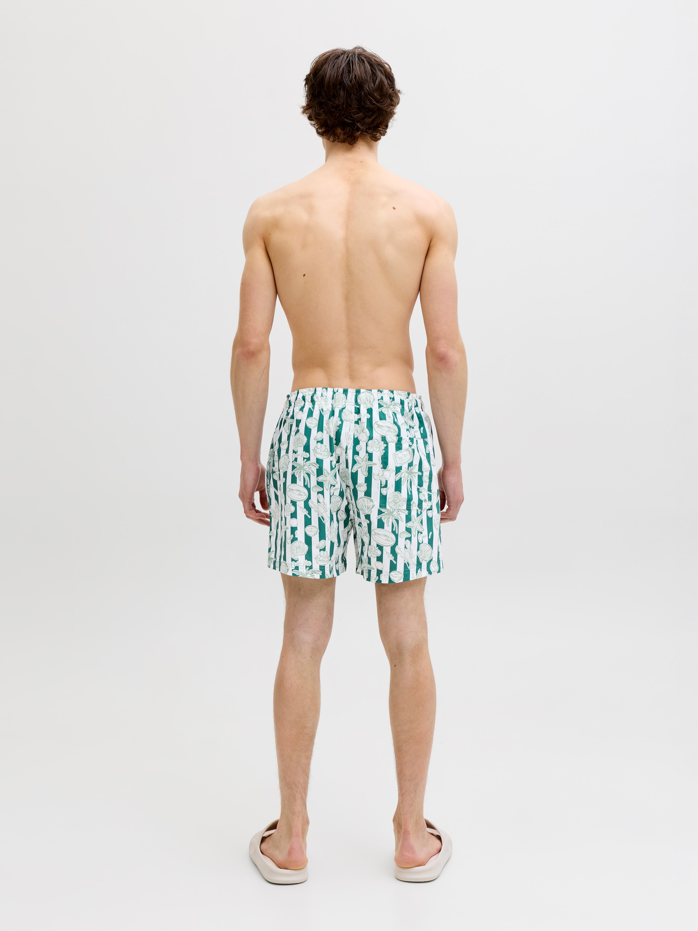 Jack & Jones Short de bain »JPSTMAUI VIBES NOVELTY AOP SWIM SHORT SN« fibre synthétique