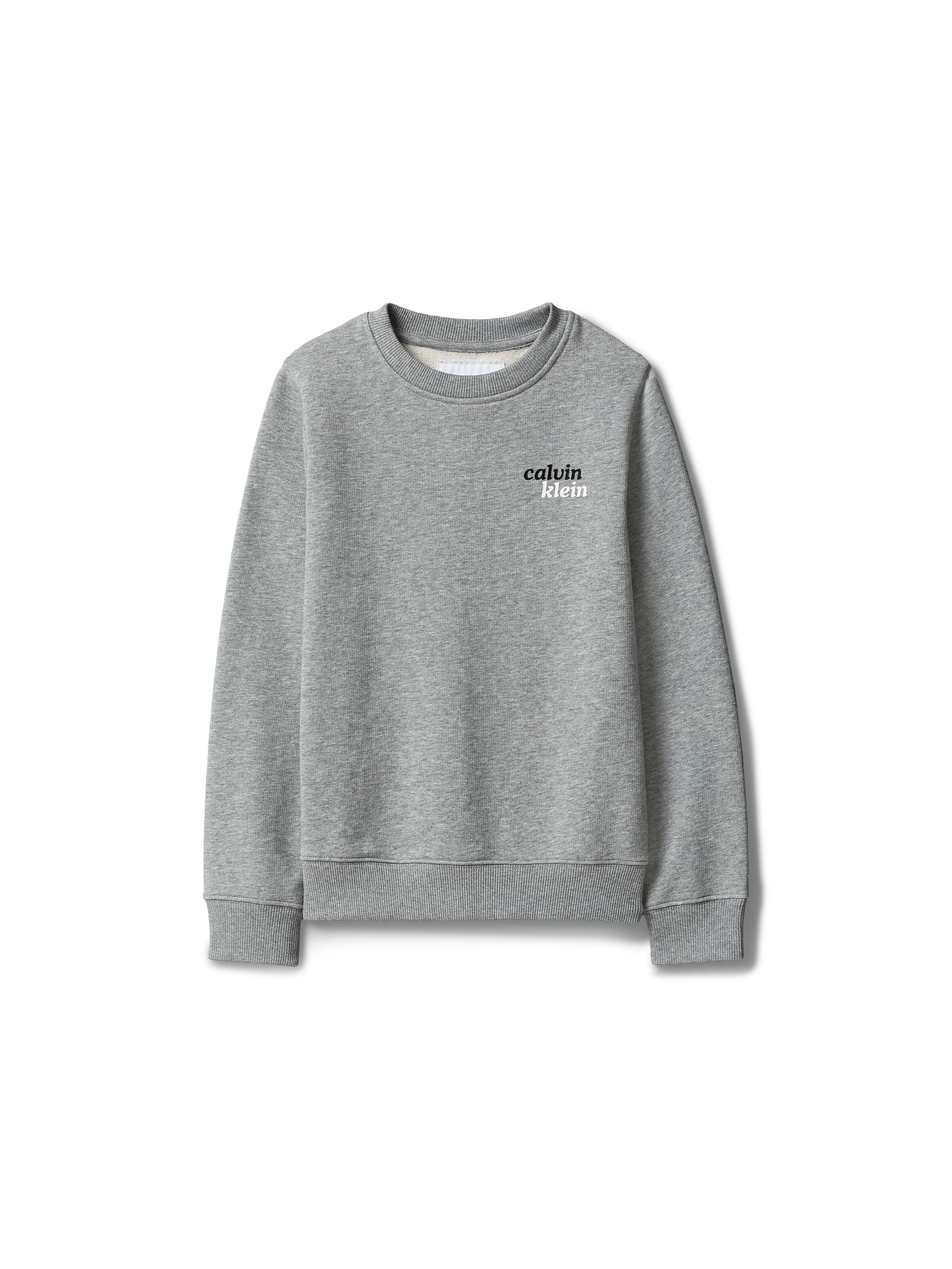 Calvin Klein Jeans Sweatshirt , Logoschriftzug auf dem Rücken, Regular Fit, Baumwollmix
