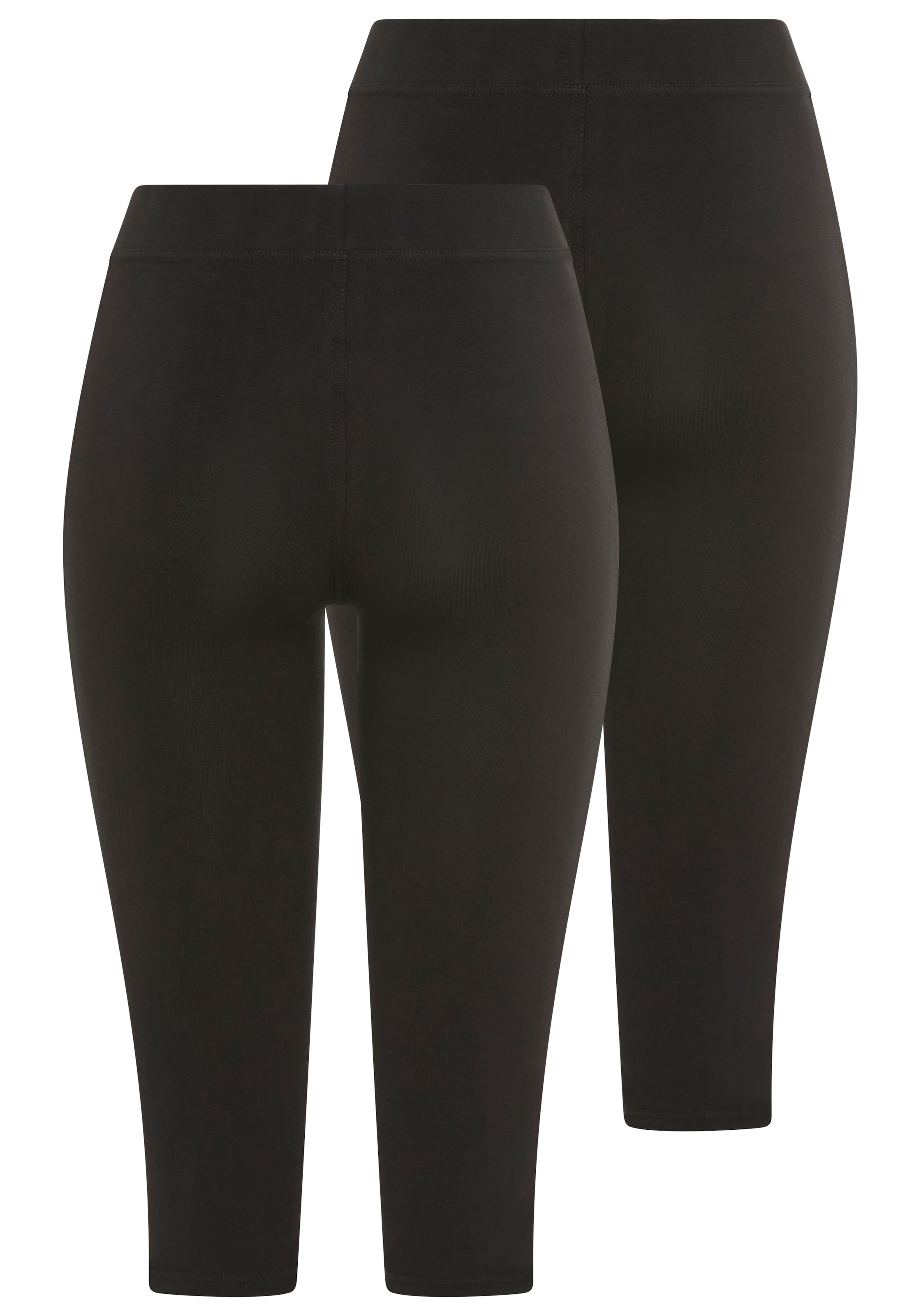 YSABEL MORA Leggings 3/4  elastischer Bund, Baumwollmix