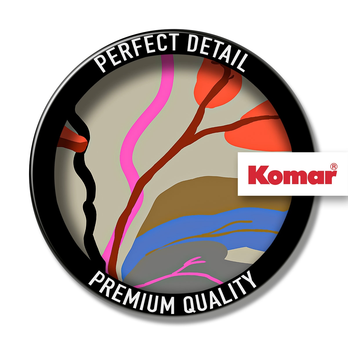 Komar Tableau sur toile »Flirt - Grösse 60 x 90 cm« 1 cuis tlg. Keilrahmenbild mi Echtholzrahmen