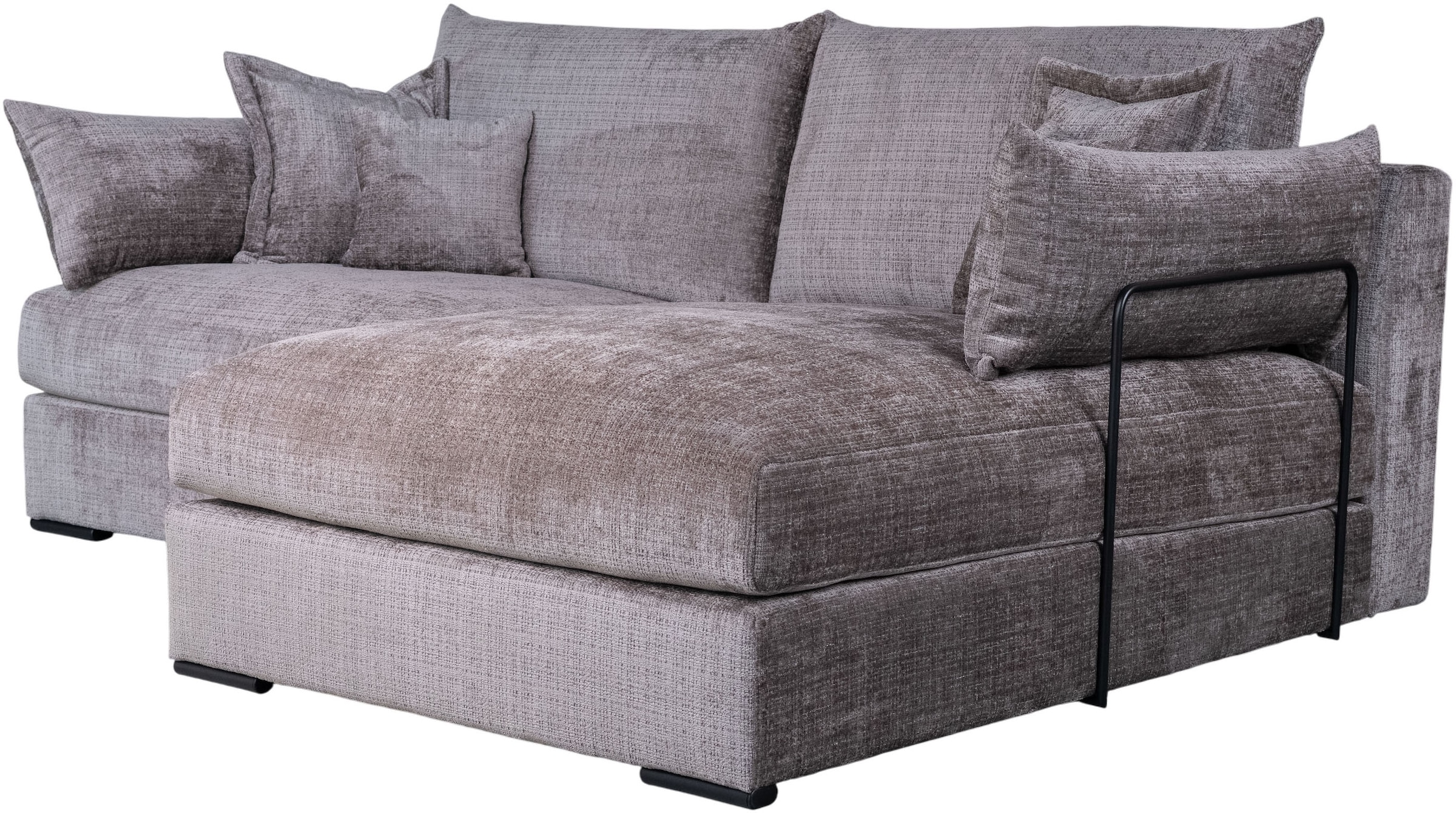 Home affaire Ecksofa »Casa XXL L-Form, Breite 247 cm« Mega-Sofa, Cord oder Chenille-Struktur wählbar, mit Federkern!