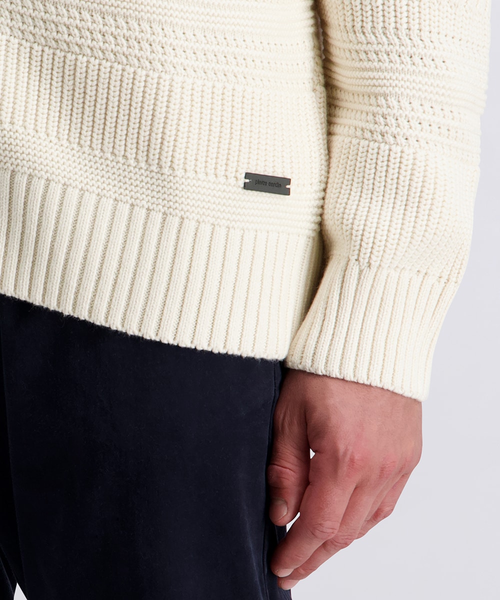 Pierre Cardin Veste en tricot mit Reissverschluss