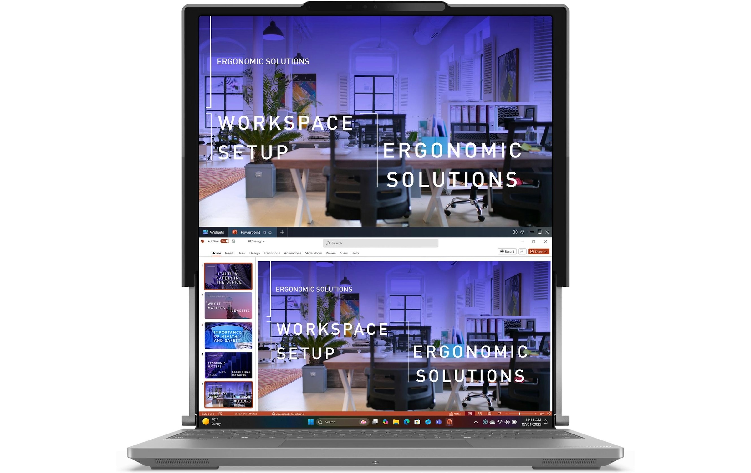 Lenovo Ordinateur portable »Plus G6 Rollable Copilot+ PC« / 16,7 ″ Intel Core Ultra 7