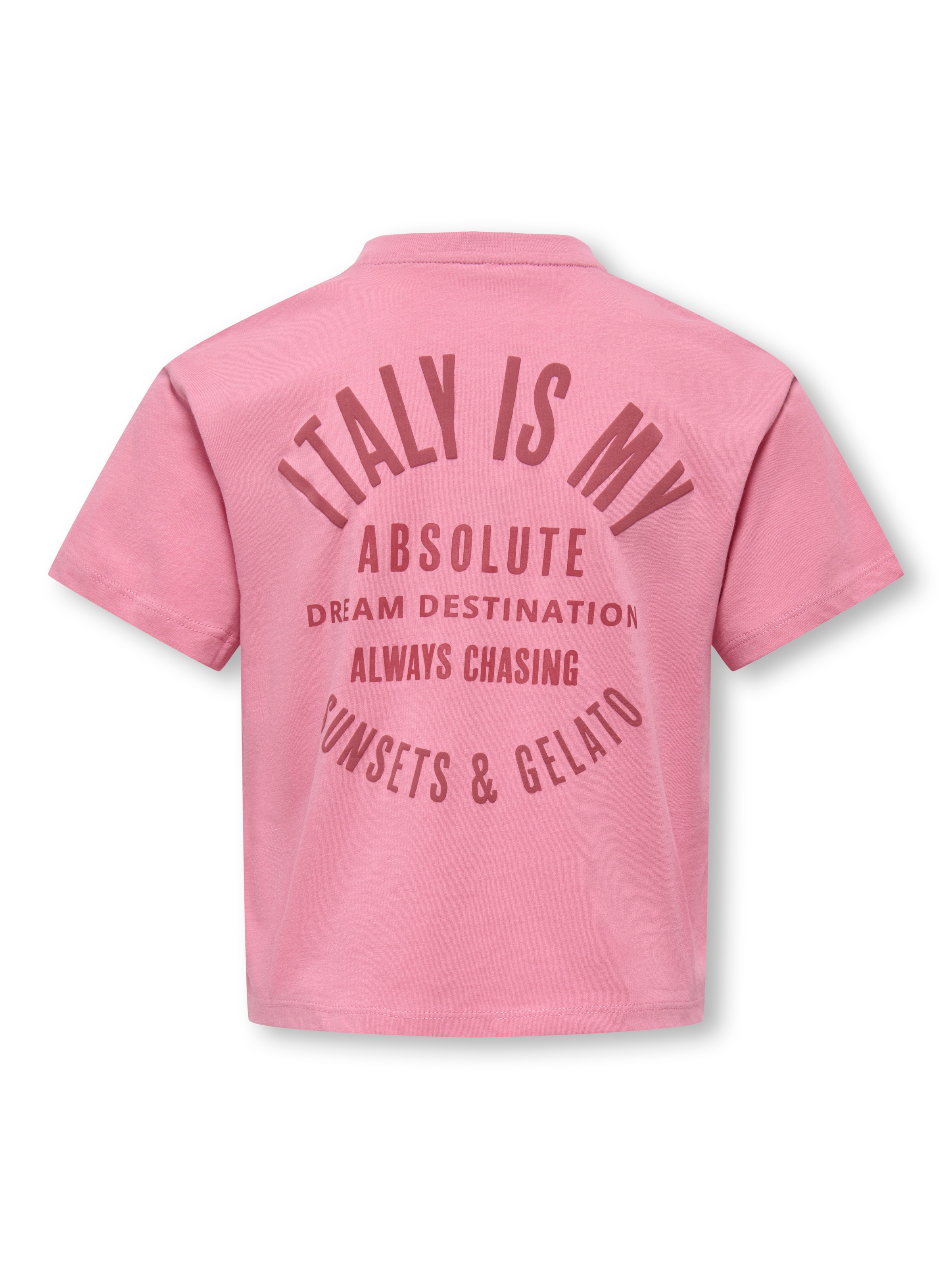 KIDS ONLY T-Shirt »KOGVILLA LIFE S/S BOXY PRINTED TOP JRS« in dezenter Boxy-Form