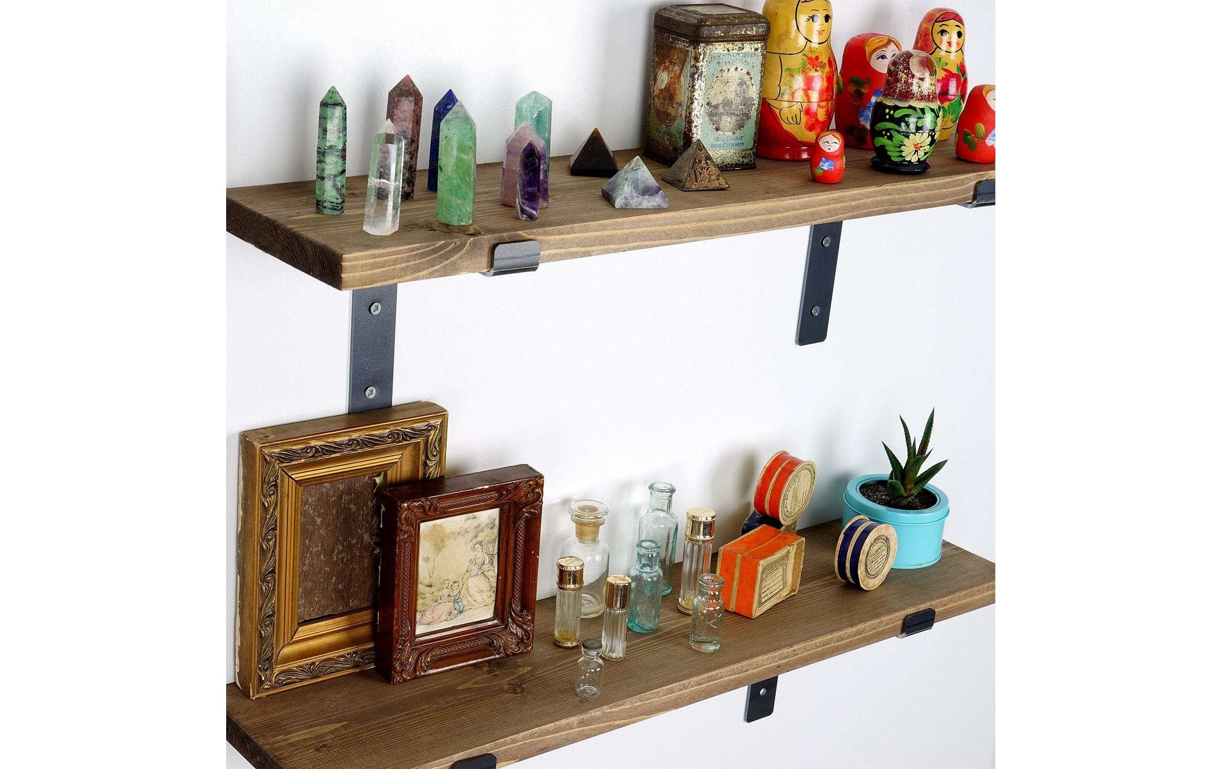 WOODY FASHION Wandregal »LAM006 2 Stück«