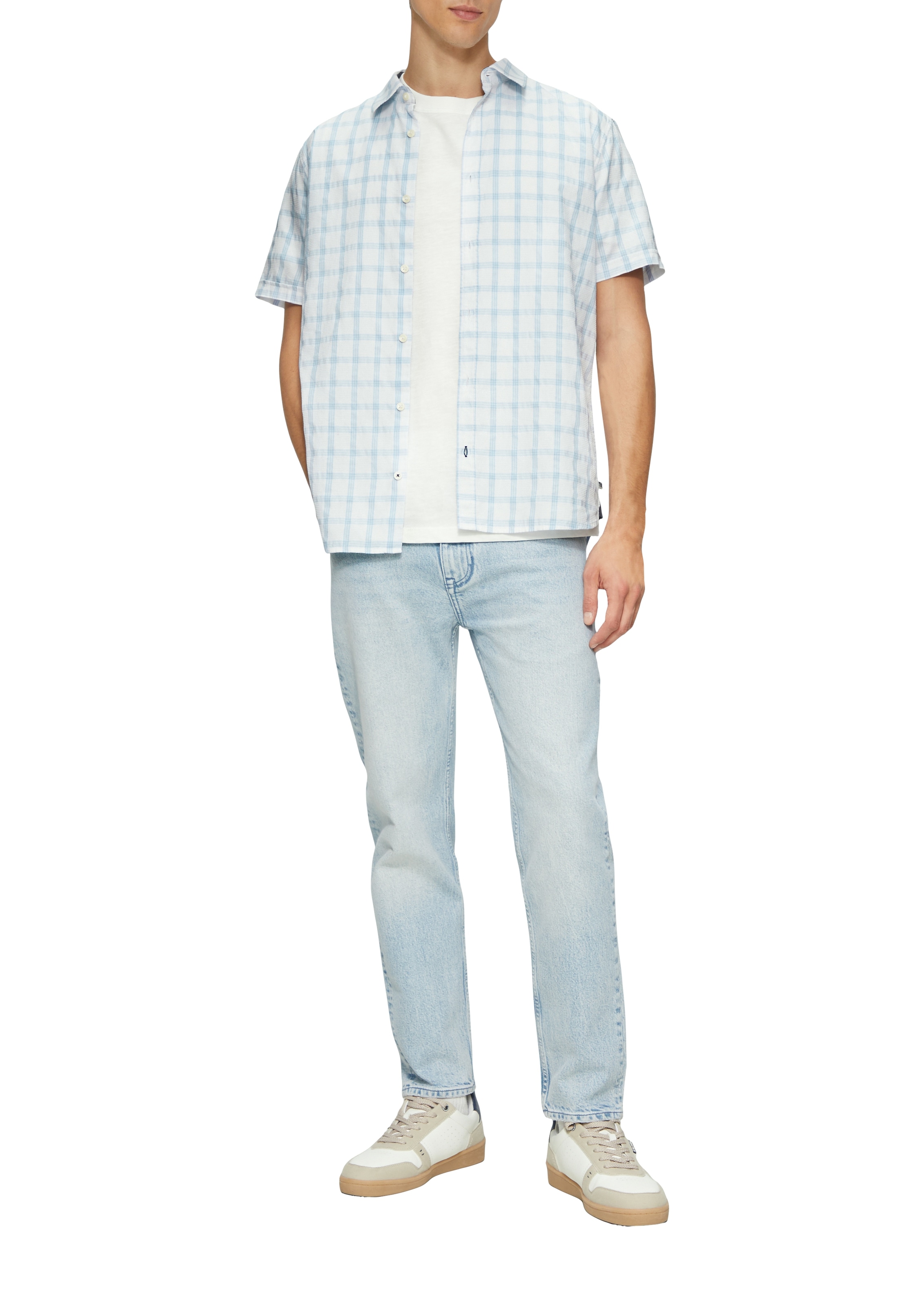 s.Oliver Kurzarmhemd mit Waschung