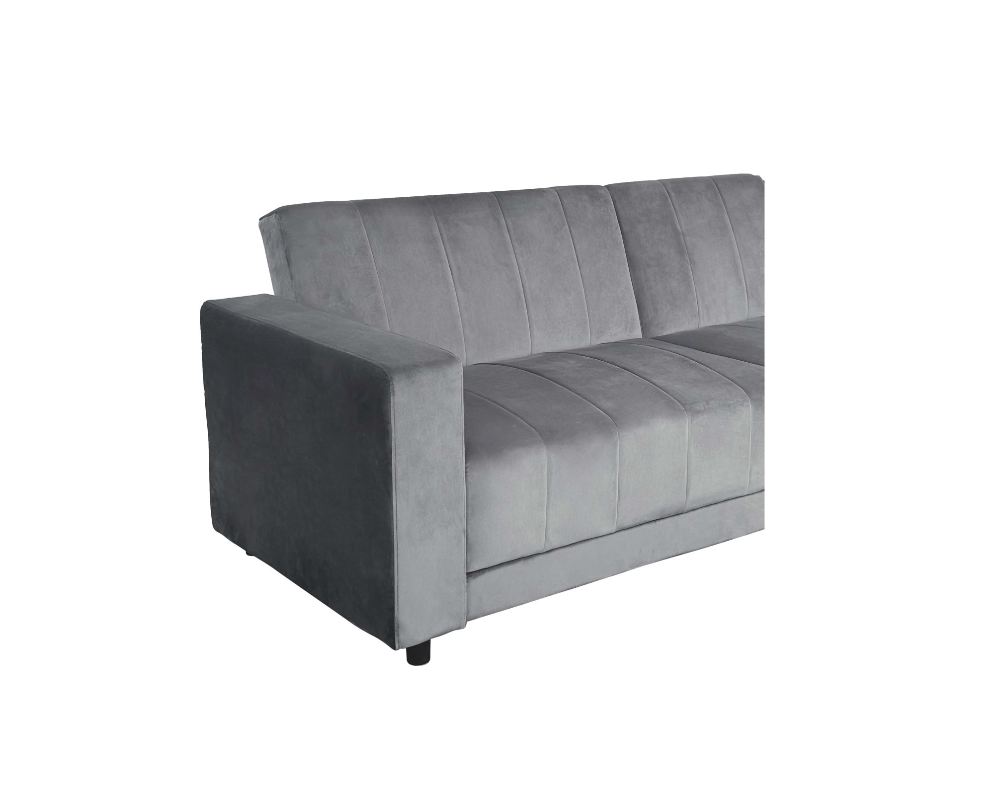 Dorel Home 3-places »Allie II Schlafsofa 225 cm« Bett-Funktion (108/190cm), Rückenlehne 2-teilig, mit Steppung