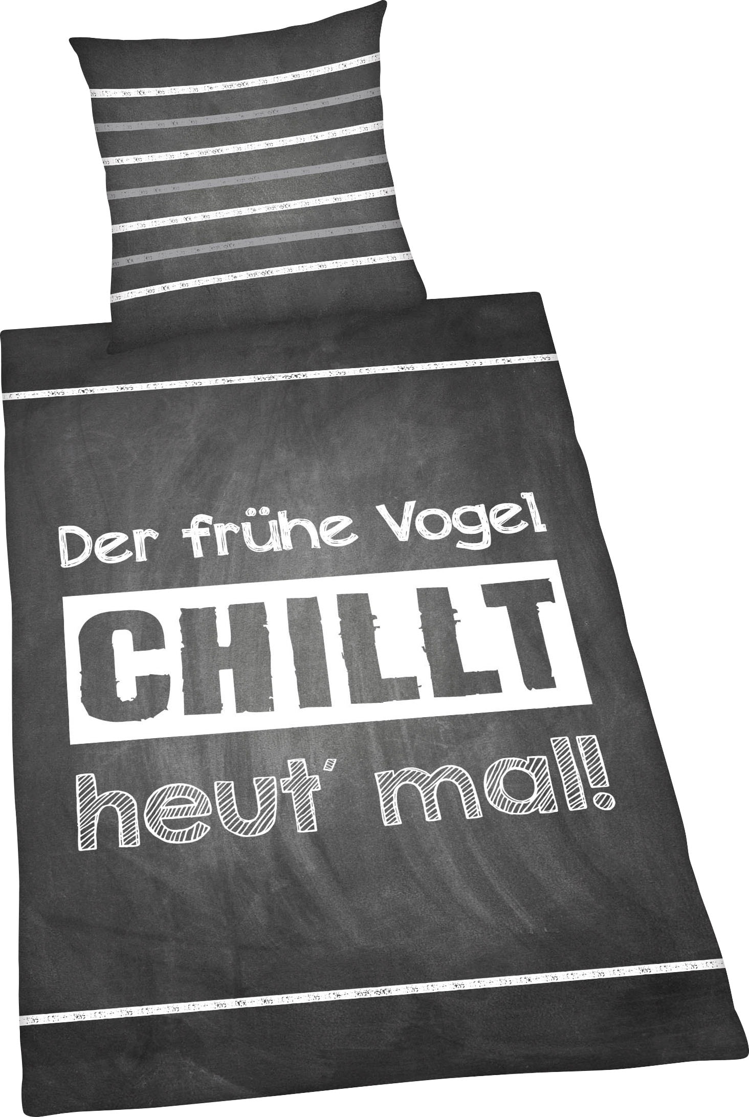 Herding Young Collection Wendebettwäsche »Sprüche« 2 Stk. mit lustigem Spruch