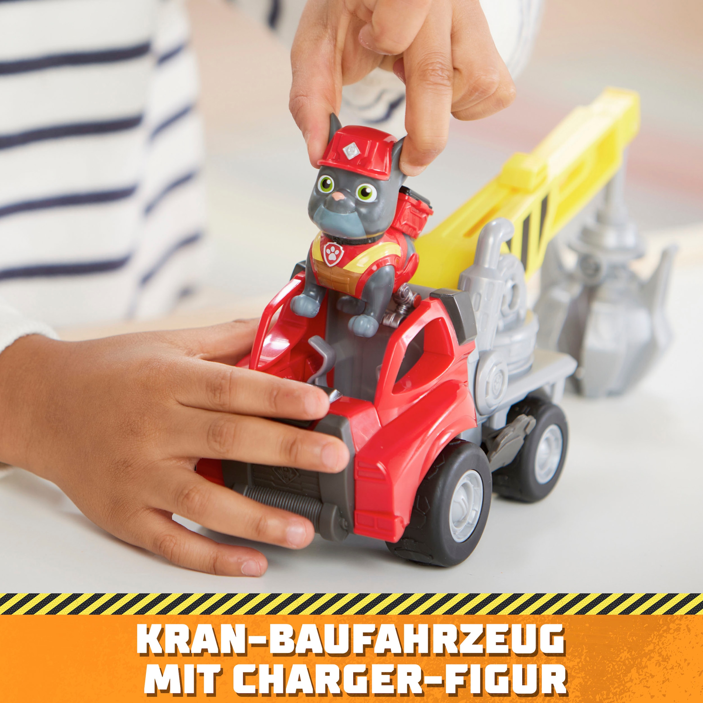 Spin Master Voiture-jouet »Rubble & Crew - Core Vehicle Solid Charger«