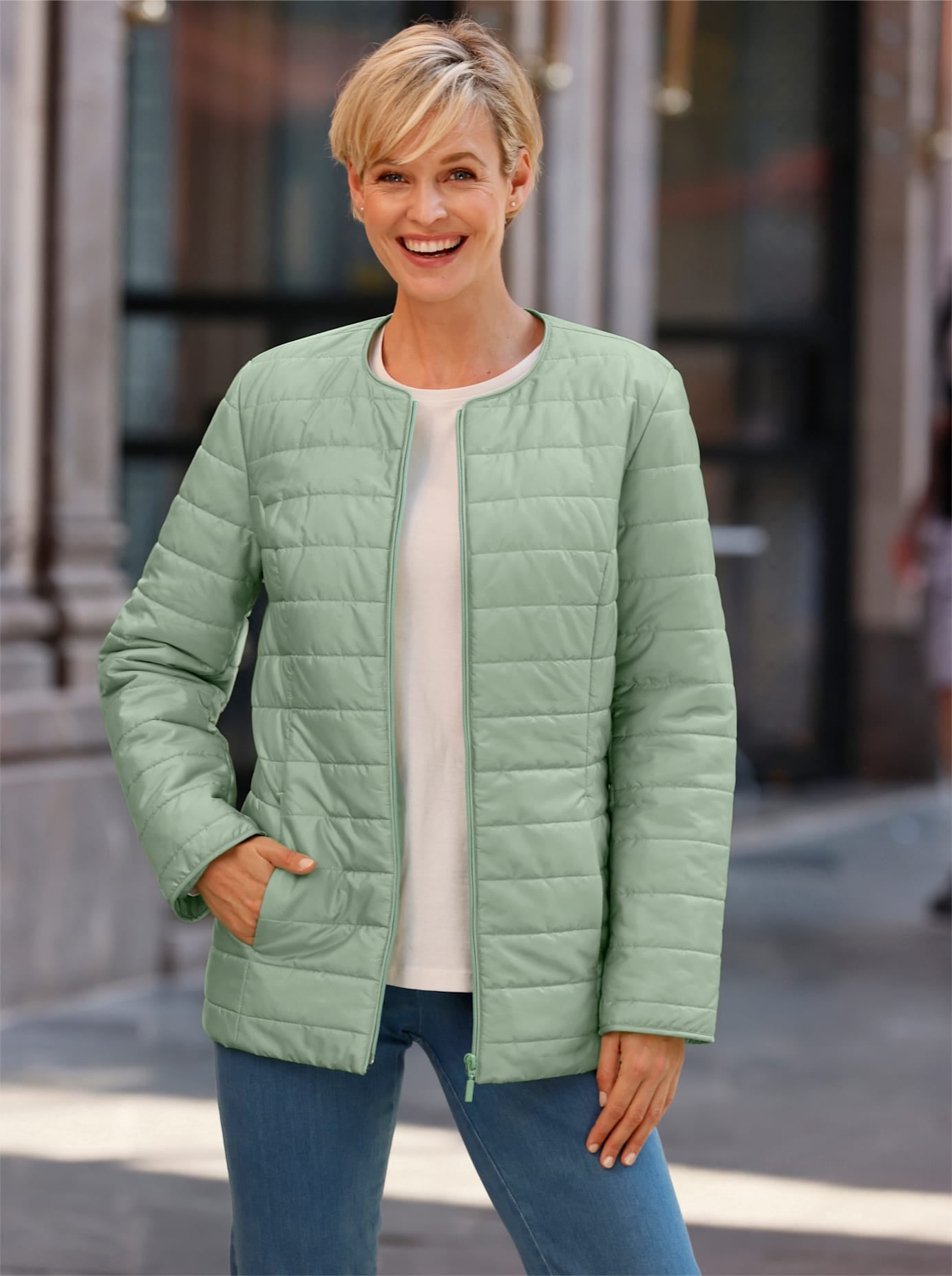Classic Basics Steppjacke ohne Kapuze