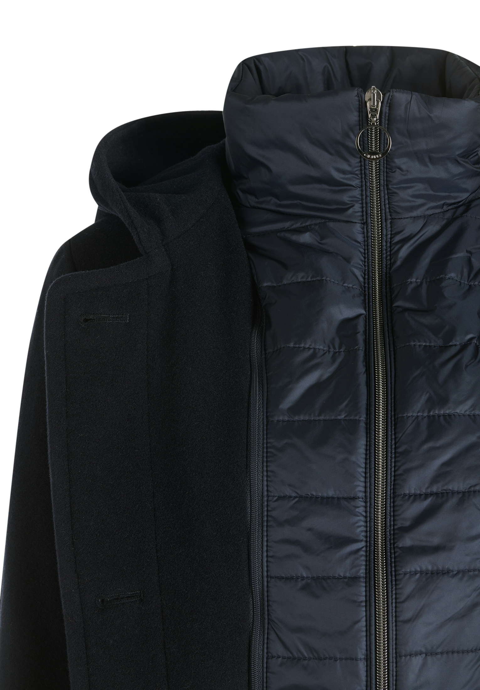Gil Bret Fleecejacke mit Kapuze mit Knopfleiste und Wolle