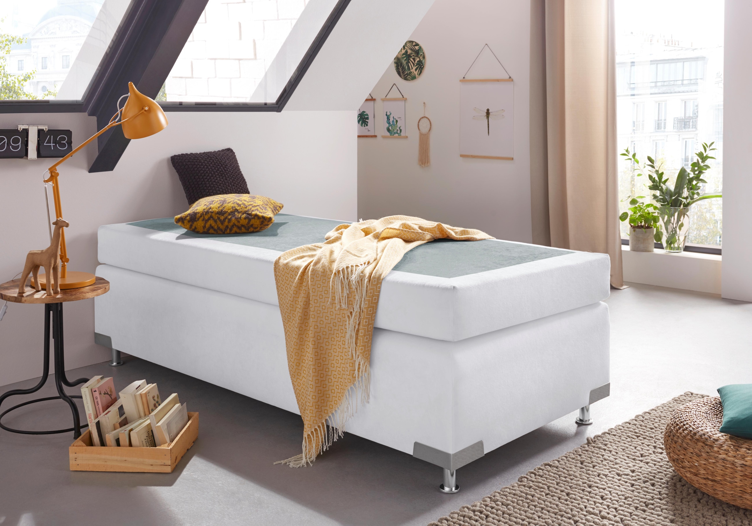 Westfalia Schlafkomfort Boxspringbett »Holland« ohne Kopfteil, frei im Raum stellbar