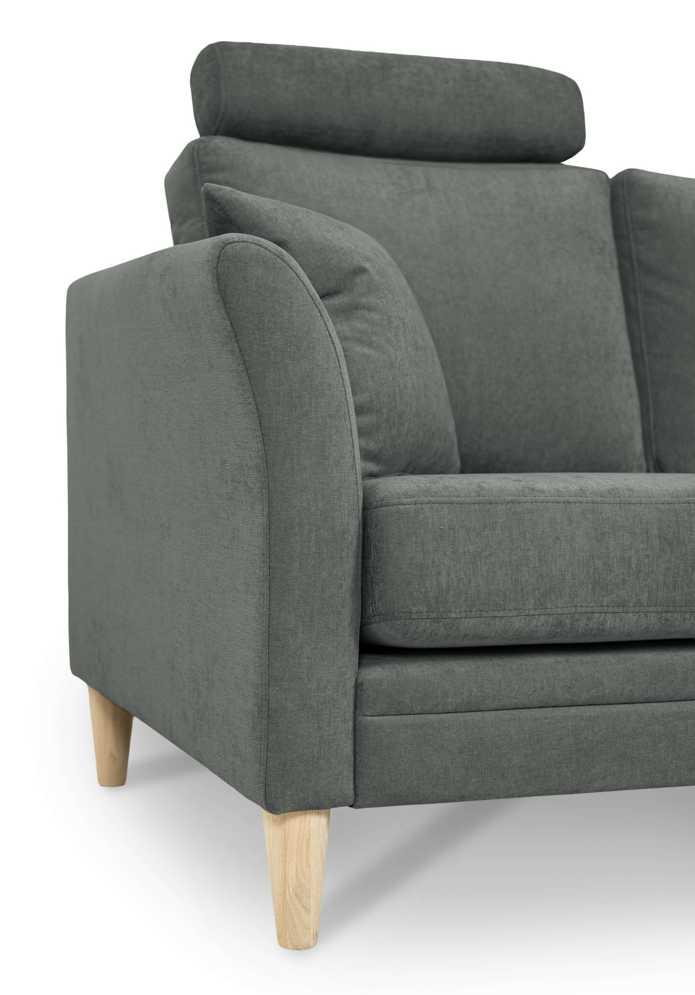 GOODproduct Sofa-Kopfstütze »Arellano« complément idéal pour canapé, tissu tissé fin, chenille