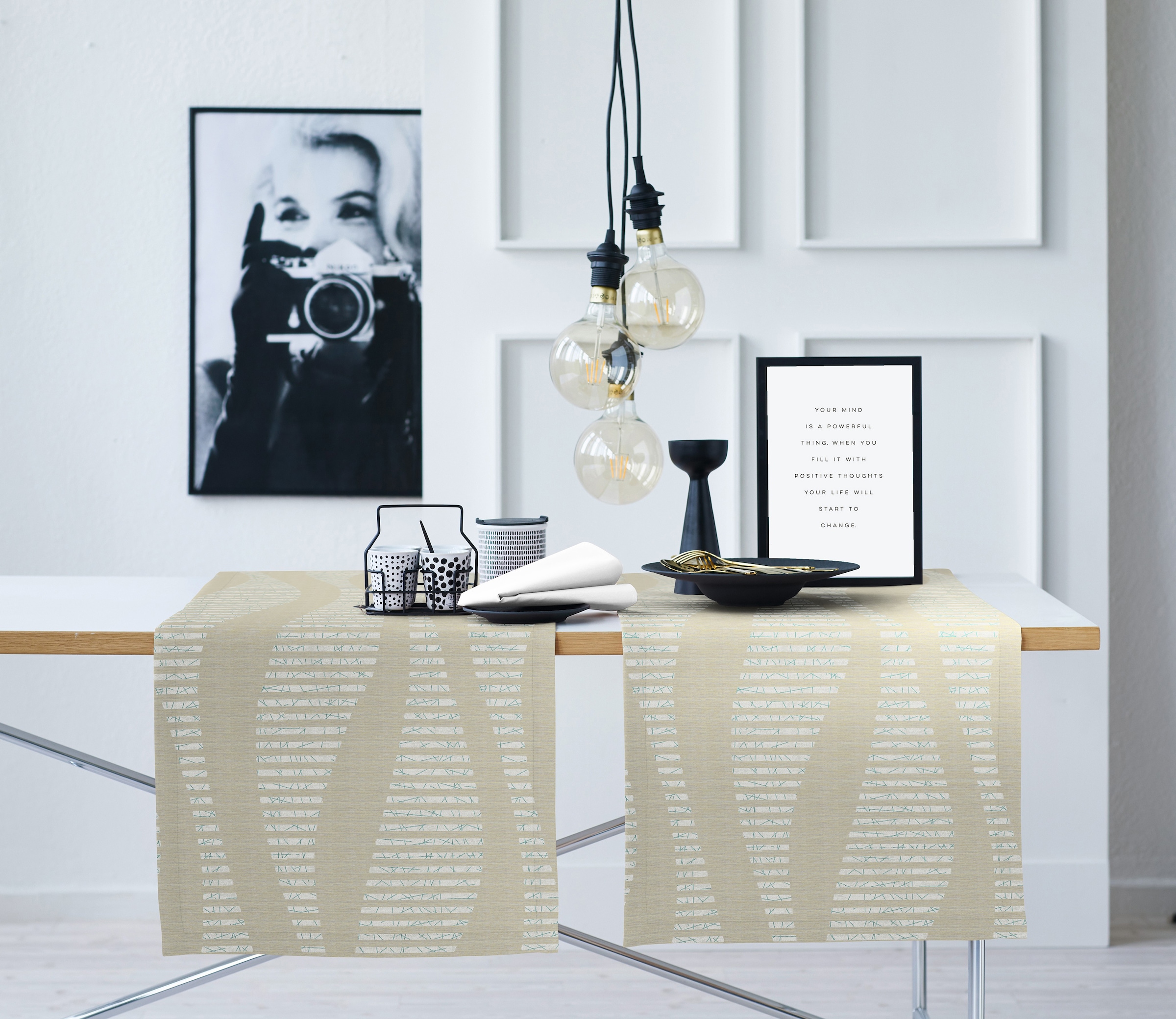 APELT Tischläufer »Vinka, LOFT STYLE, Jacquard«