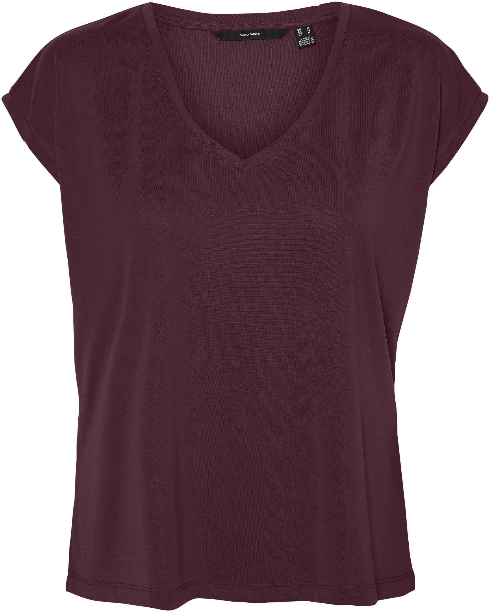 Vero Moda V-Shirt »VMFILLI SS V-NECK TEE GA NOOS«