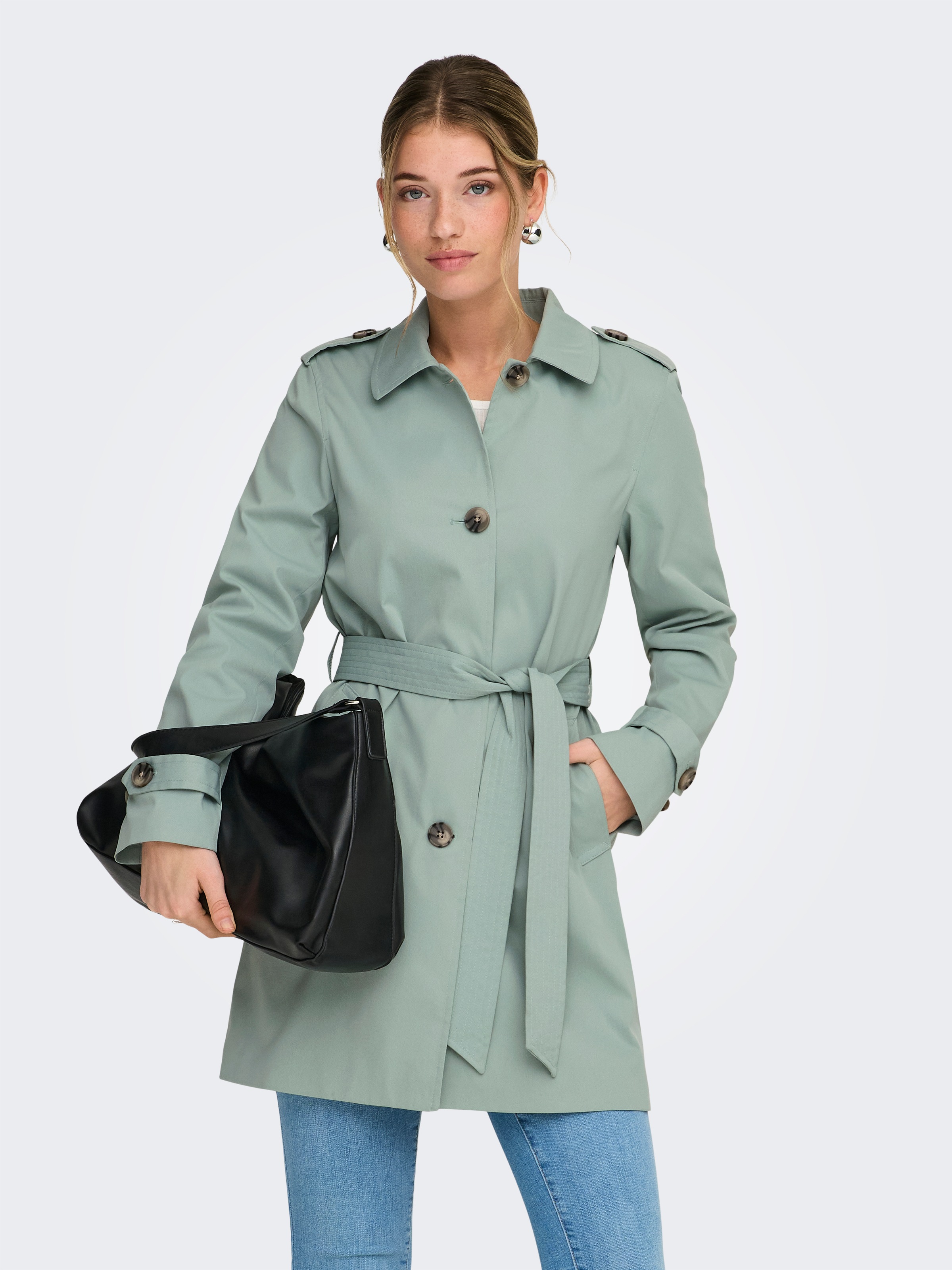 ONLY Trench-coat »ONLDISA LIFE SB TRENCHCOAT CC OTW« coupe classique