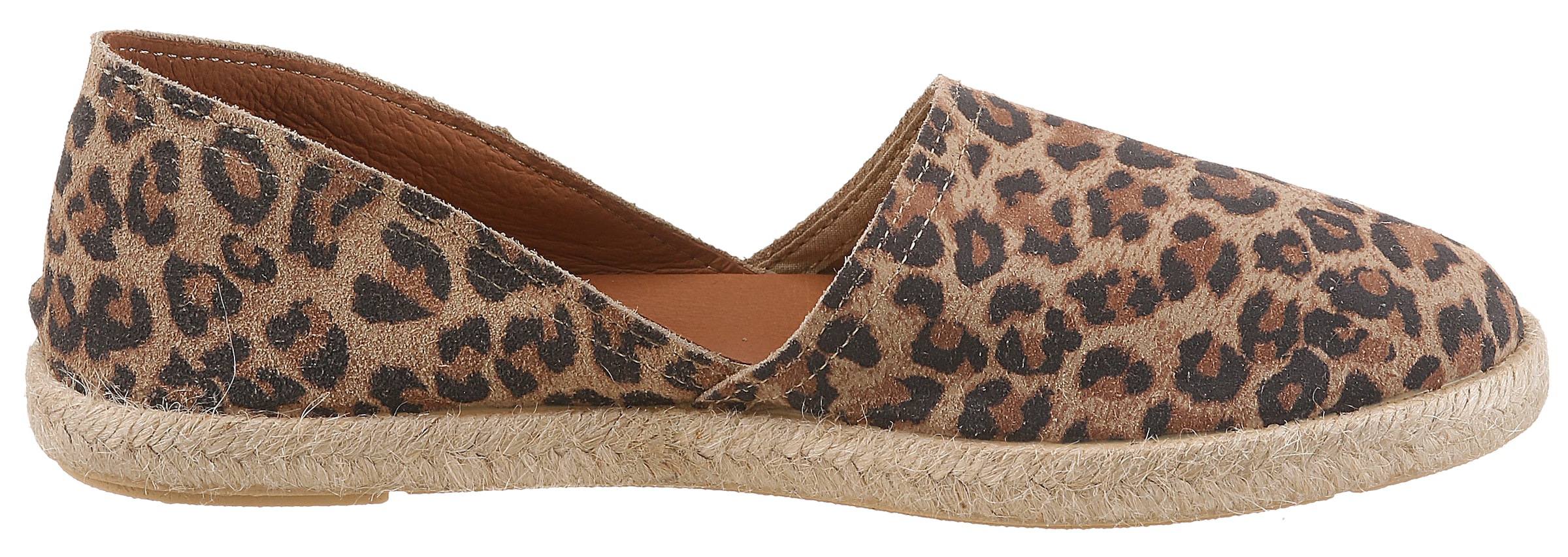 VERBENAS Espadrille  Strandschuh, Sommerschuh, Loafer im trendigen Animal-Look