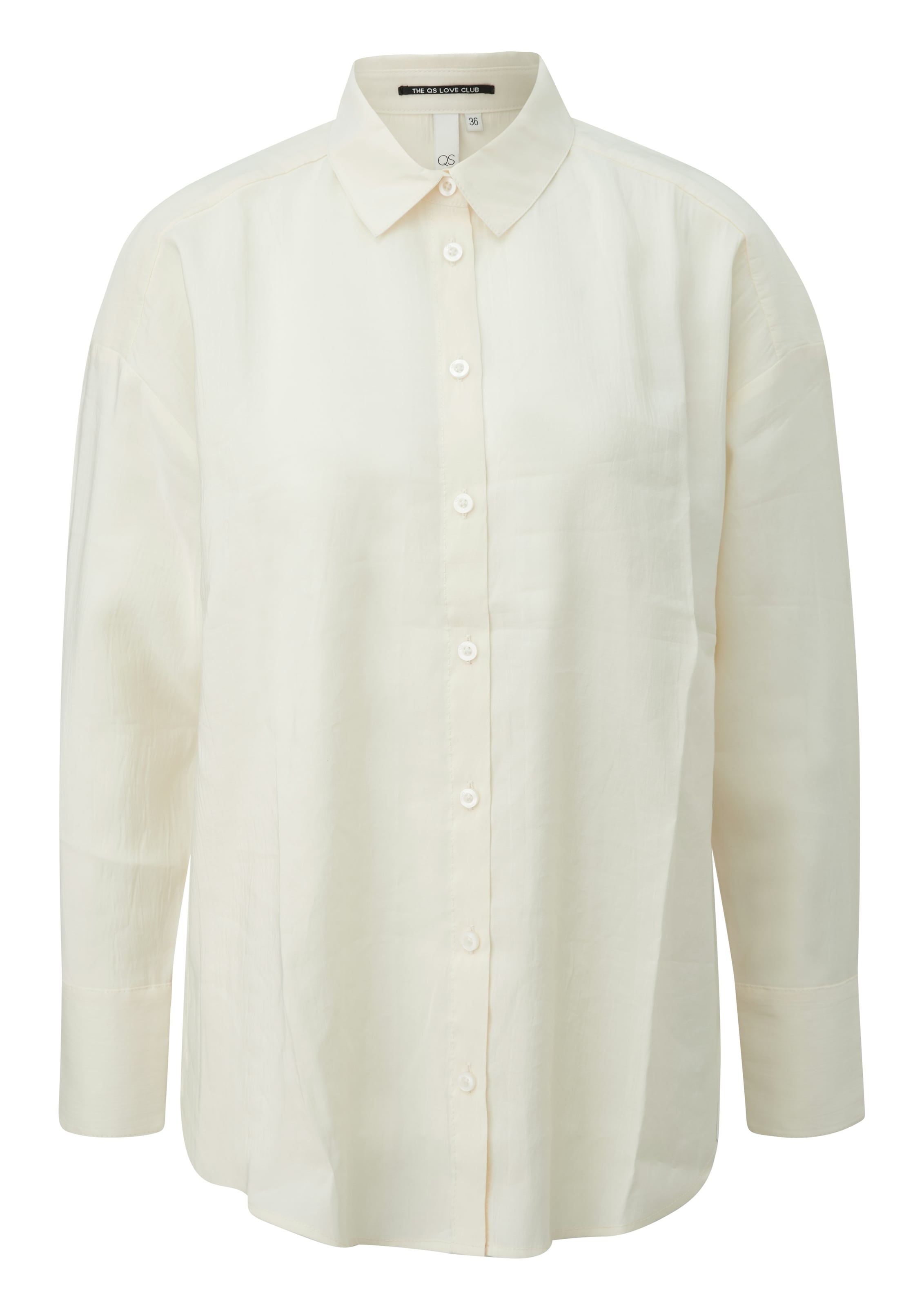 QS Blouse à manches longues mit Knopfleiste