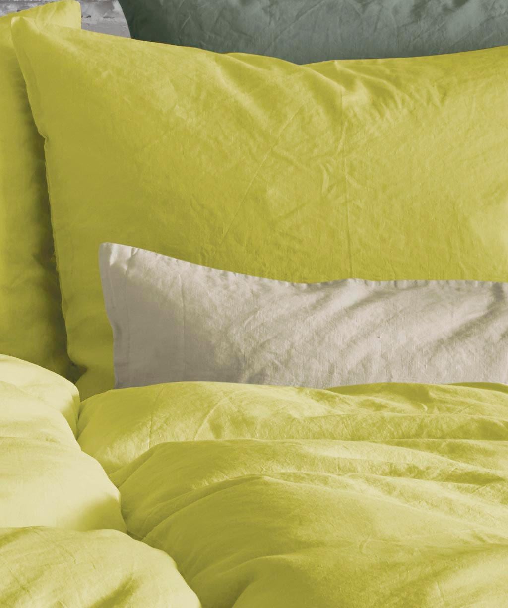 fleuresse Linge de lit »Provence in Gr. 135x200, 155x220 oder 200x200 cm« 2 cuis Halbleinen, 50% Baumwolle, 50% Leinen, Gr. 135x200, 155x220, 200x200cm