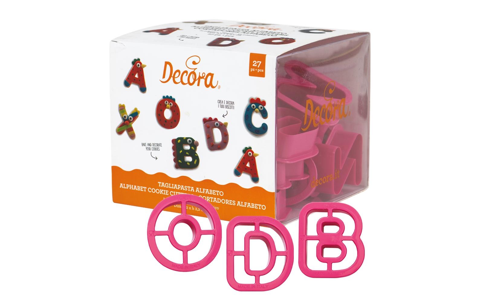   Ausstechform »Decora 27 Stück, Alphabet« Kunststoff 27 Stk. tlg.