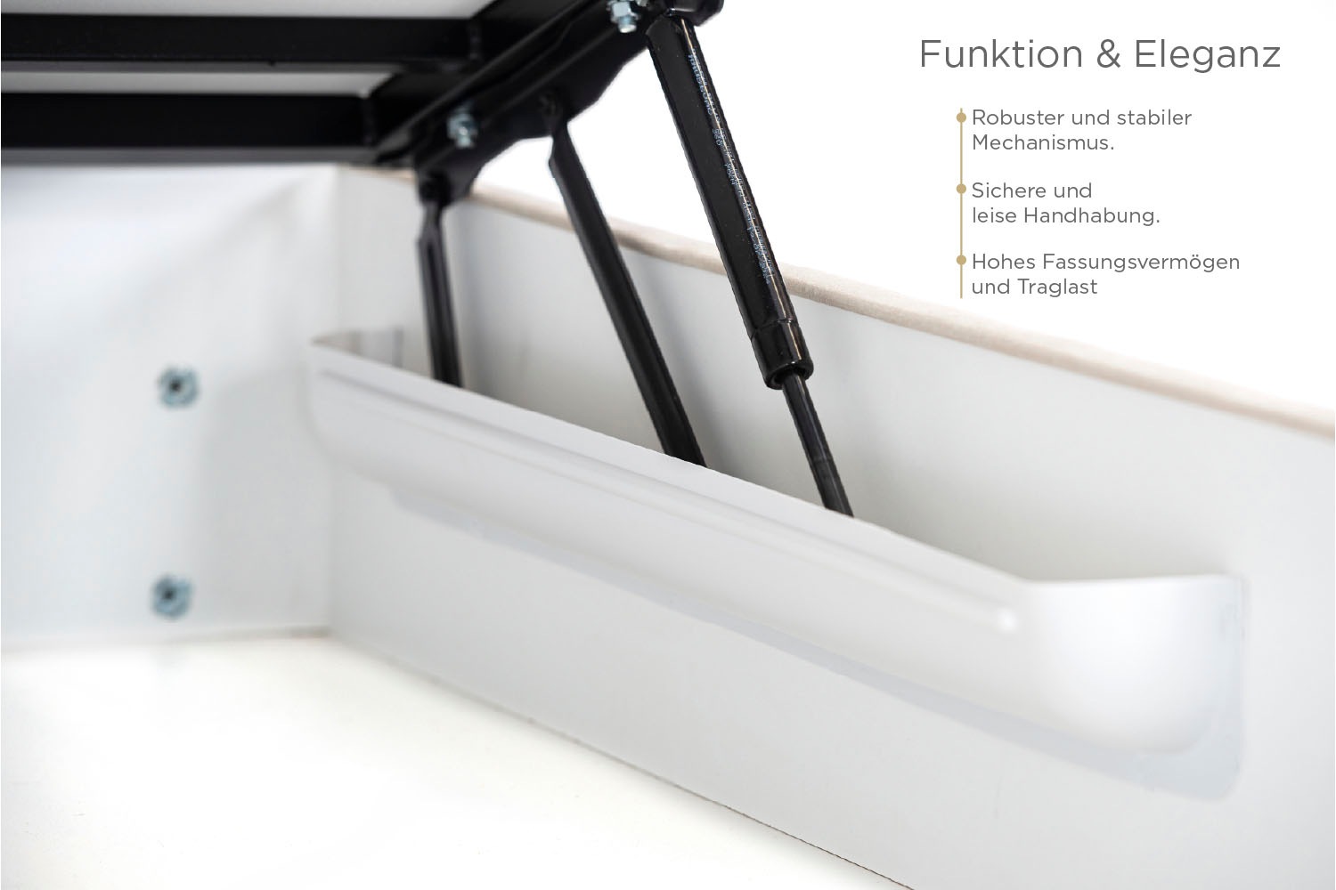 Home affaire Lit boxspring »Juliste inkl. Bettkasten und PUR-Schaum-Topper« erhältlich in den Breite 160, 180 & 200cm