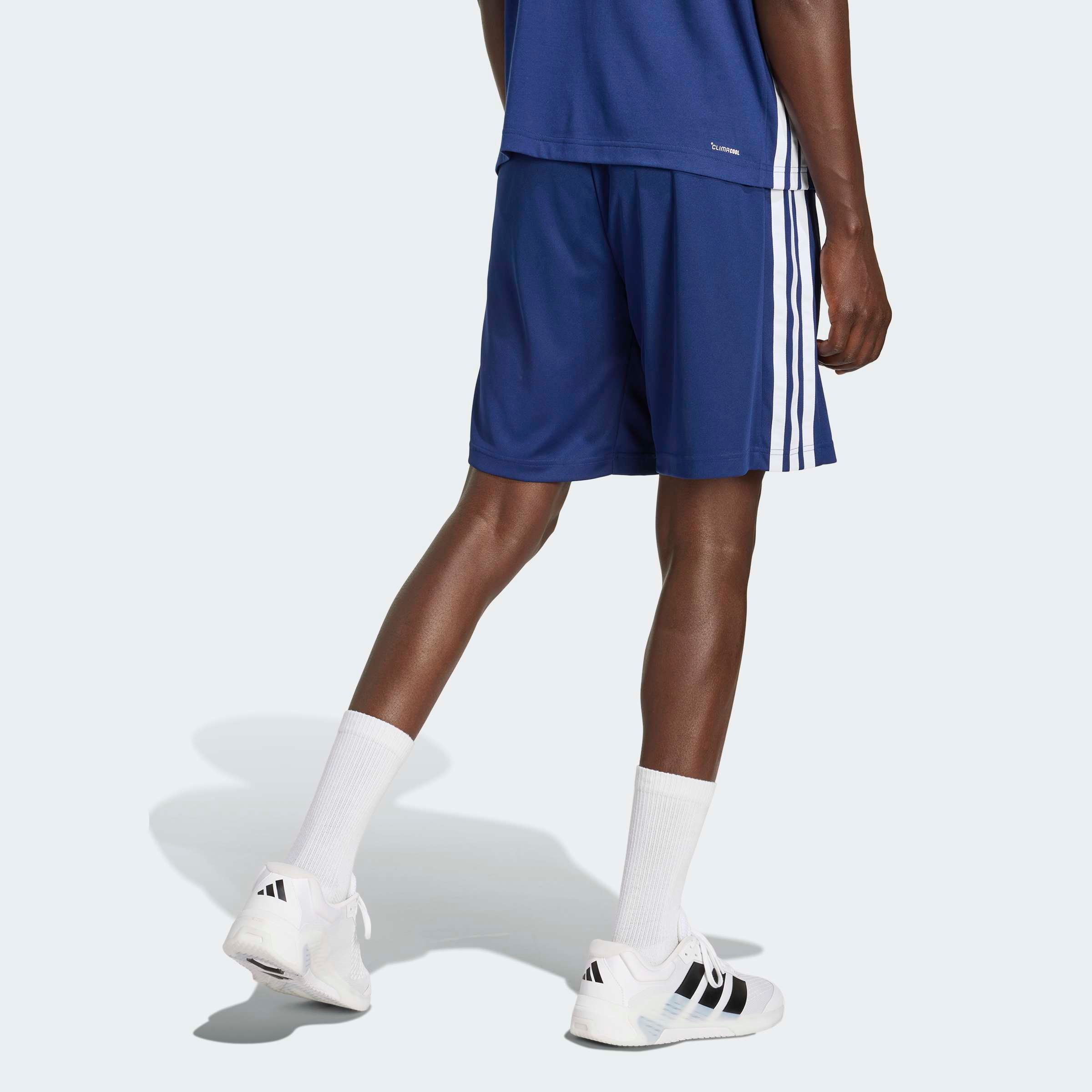 adidas Performance Short »WORKOUT ESSENTIALS BASE 3-STREIFEN PIKEE-, 23 CM«  style sportif, pour activités sportives, en polyester