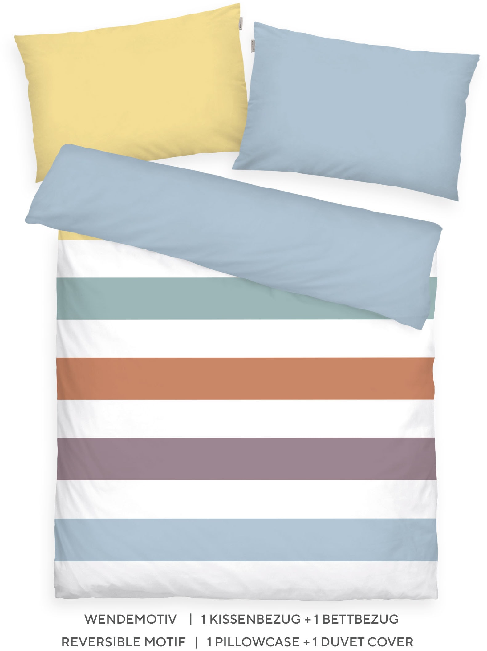 TOM TAILOR HOME Linge de lit pour bébé »TWO-TONE SOLID COLORS in Gr. 100x135cm« 2 cuis new bedroom, étiquette tissée