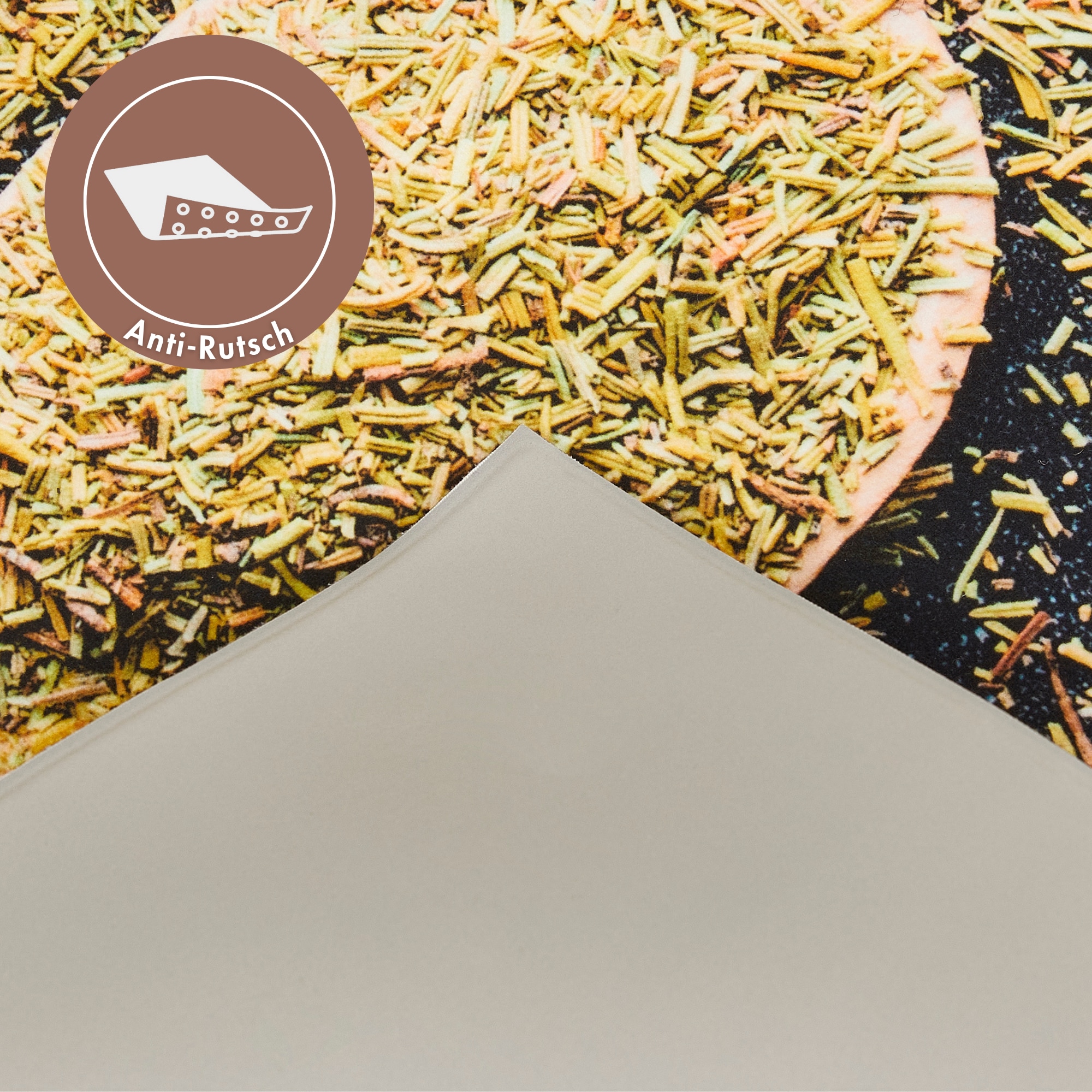 Andiamo Läufer »Kitchen« rechteckig 3 mm Höhe Vinyl-Küchenläufer, moderne Küchenmotive, Pasta, Gewürze, Kaffee