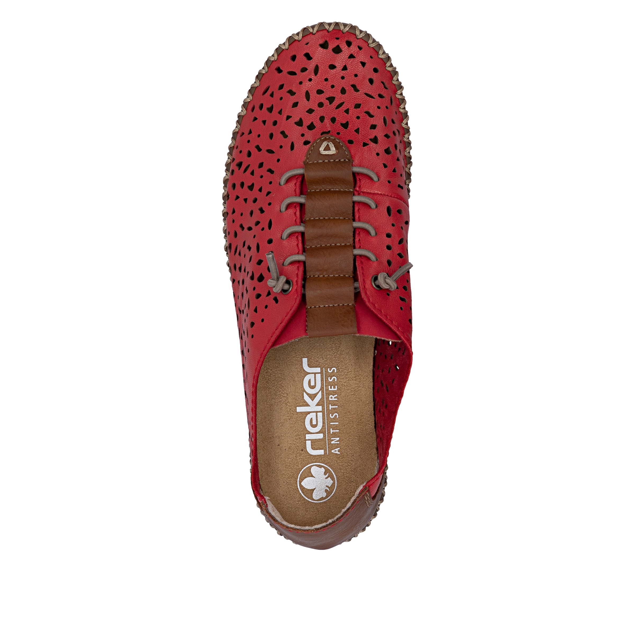Rieker Slipper  Schlupfschuh, Halbschuh, Barfussschuh mit Perforation