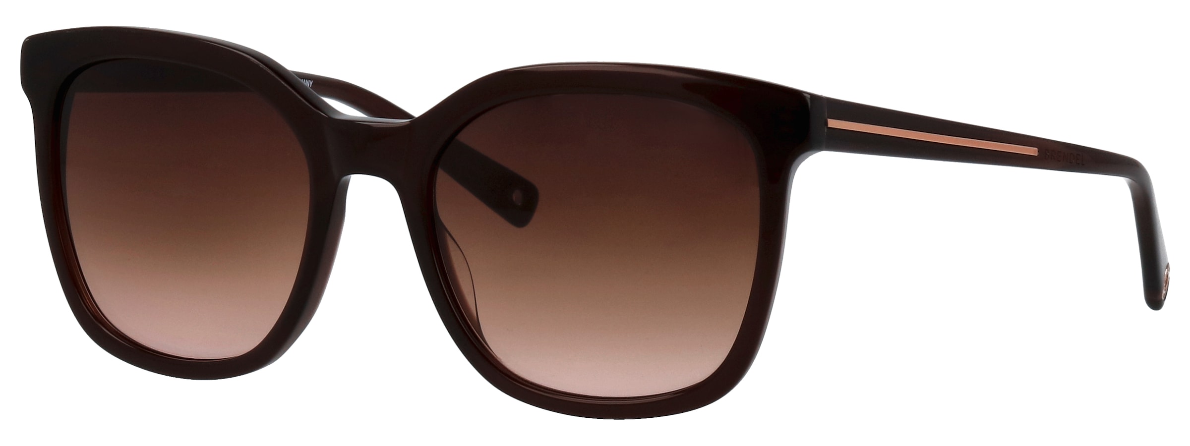 BRENDEL eyewear Lunettes de soleil »Modell 906207« Form Karree/Eckig, Logoschriftzug auf Bügel, Kunststofffassung