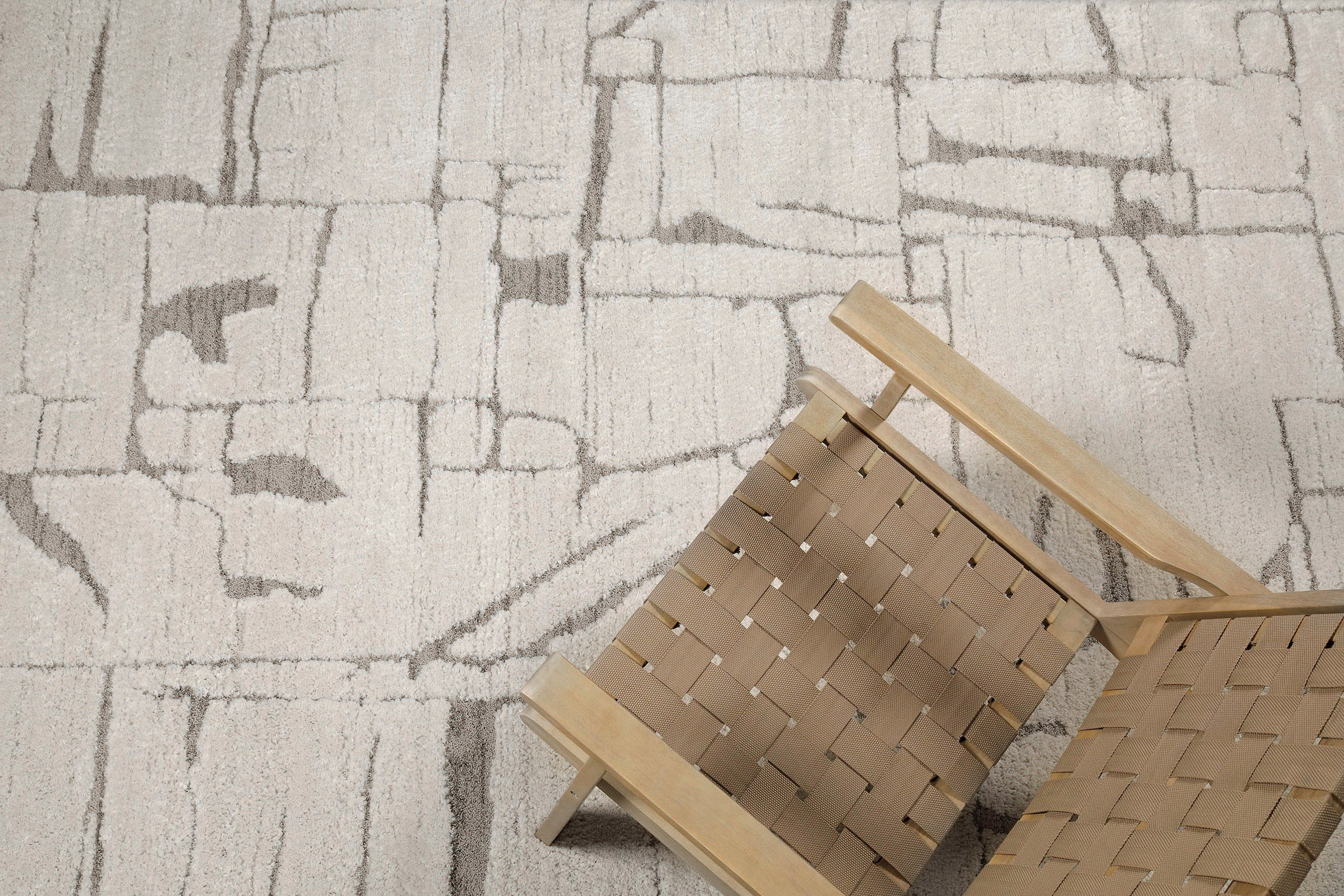 GOODproduct Tapis »Serin« Rectangulaire 18 mm Höhe Kurzflor, Hoch Tief, modernes Design, weiche Oberfläche, Wohnzimmer