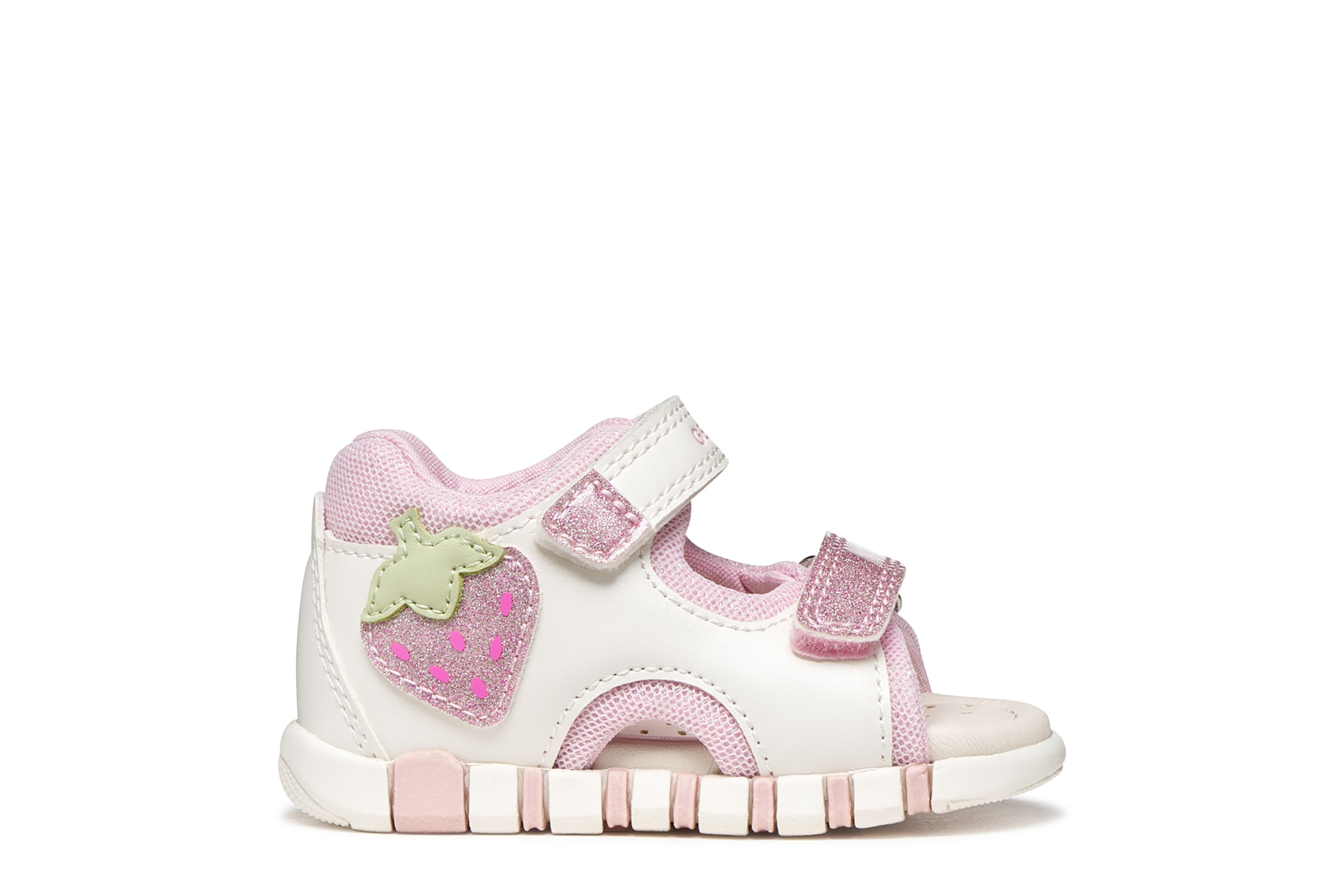 Geox Lauflernschuh »B SANDAL IUPIDOO GIR«  Babyschuh mit Aufnäher, Grössenschablone zum Download