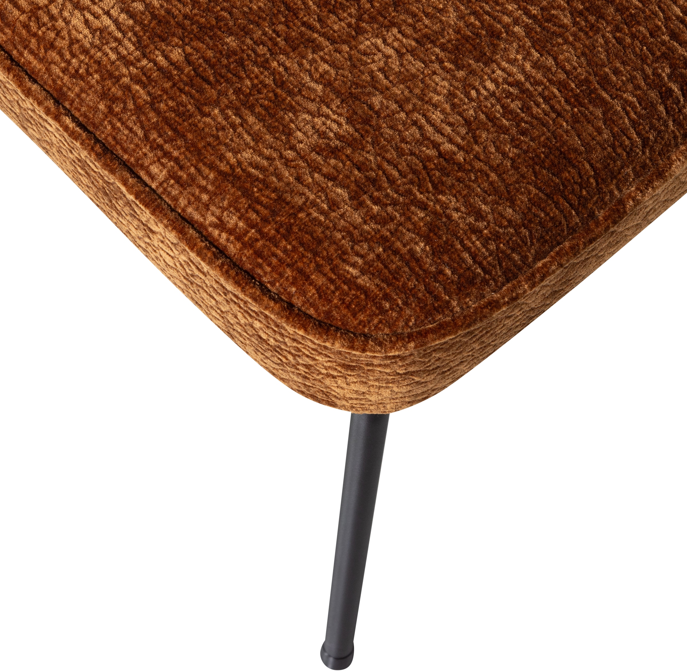 WOOOD Esszimmerstuhl »Vogue mit bezug und 3D-Muster, B 50 x T 57 x H 83 cm (2er-Set)« (Set) 2 Stk.Chenille-Texturbezug mit Maximale Verschleissfestigkeit, Pfleiglicht