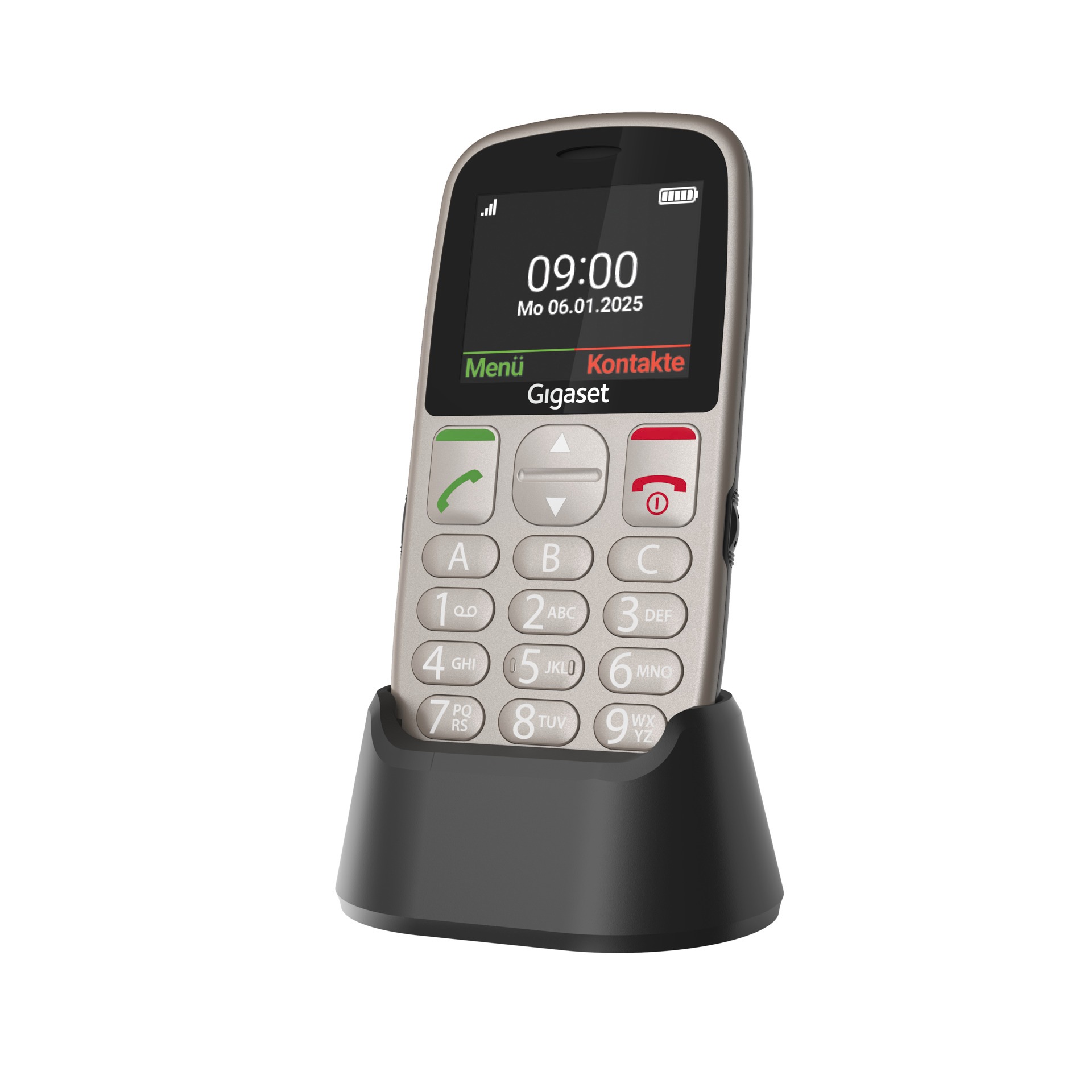 Gigaset Handy »GL395 2G-Mobiltelefon« Silber