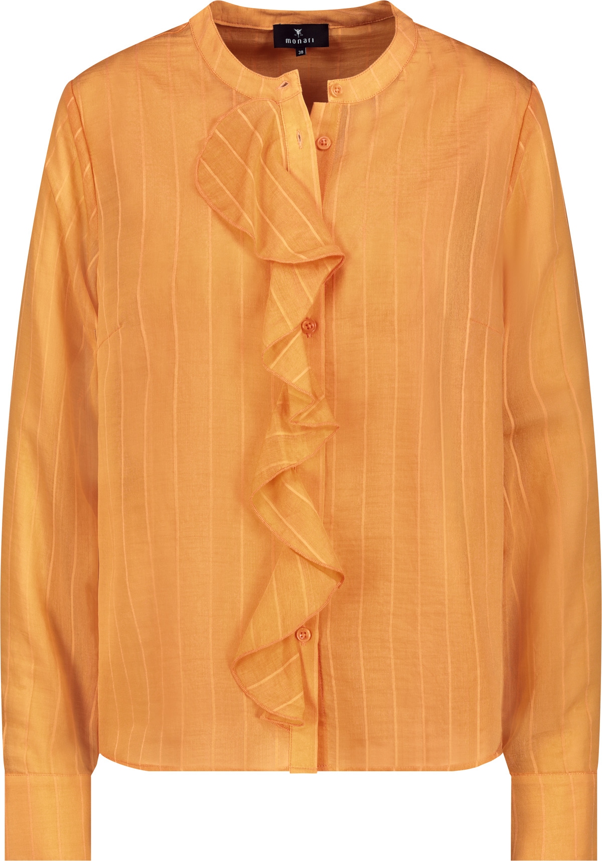 Monari Blouse à manches longues »Streifen + Volants« Regular fit mit Volants