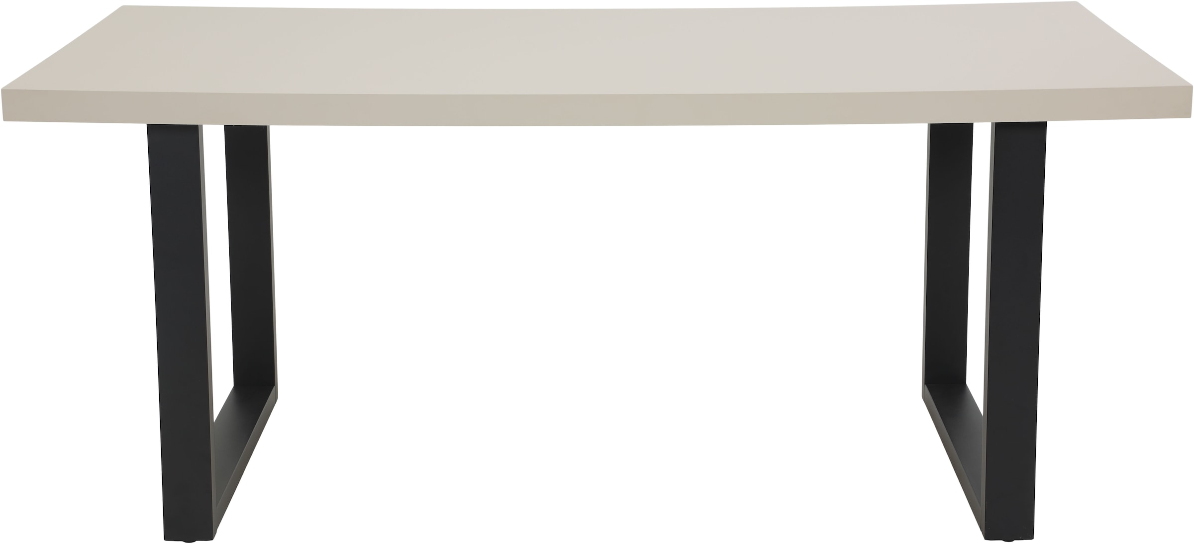 HELA Esstisch »MERAN« 1 Stk. tlg. U-Gestell,Cashmere,Azoto Matt lackiert,Metall,Spanplatte