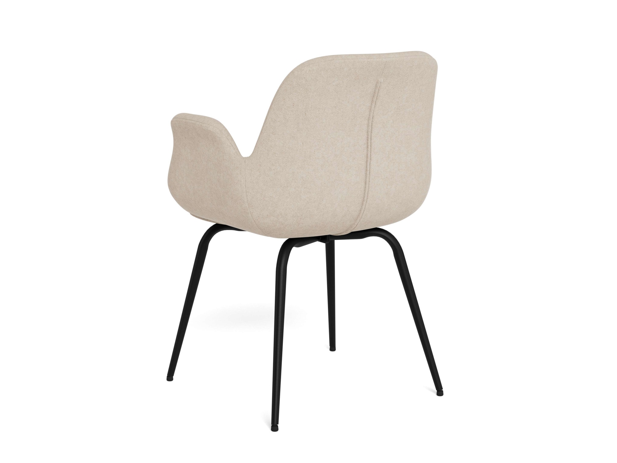 ACTONA GROUP Chaise de salle à manger »Beth, Stuhl, Polsterstuhl« () 2 cuisChaise, sable, noir mat, emballage=2