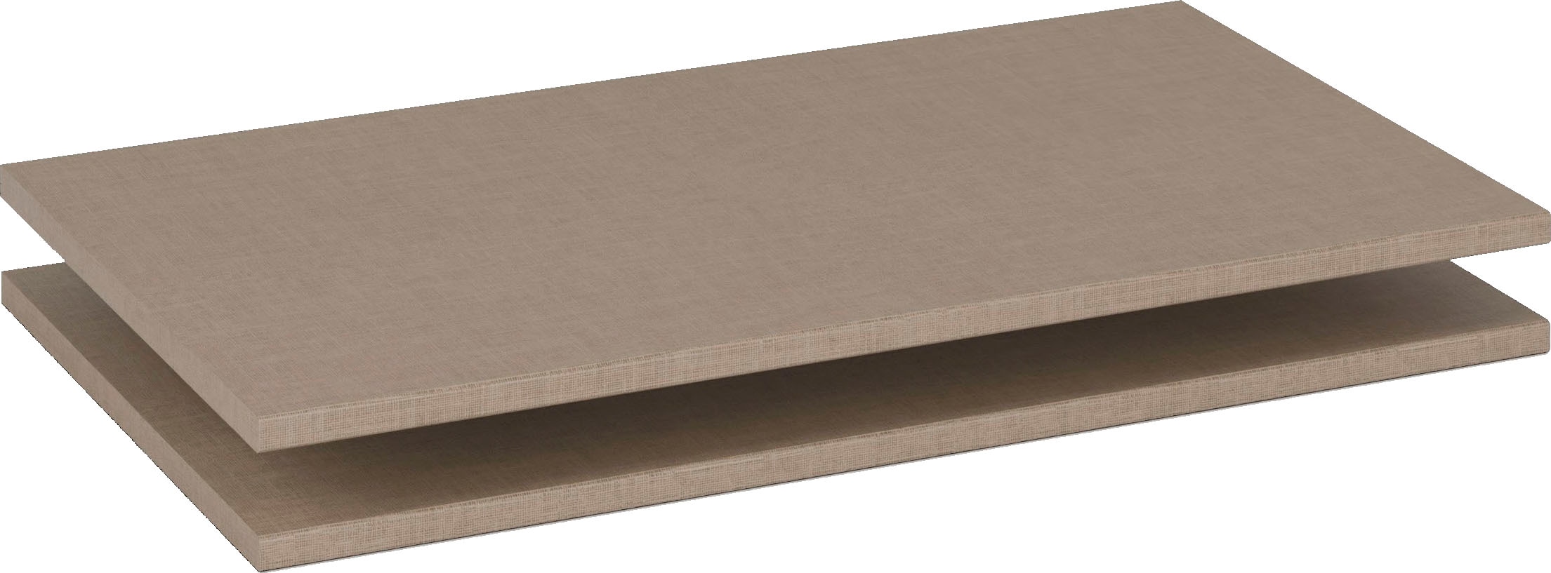 rauch Tablette de rangement »Zubehör für Rauch-Schwebetürenschränke ORANGE« Lot de 2 Largeur 88 cm, profondeur 50 cm