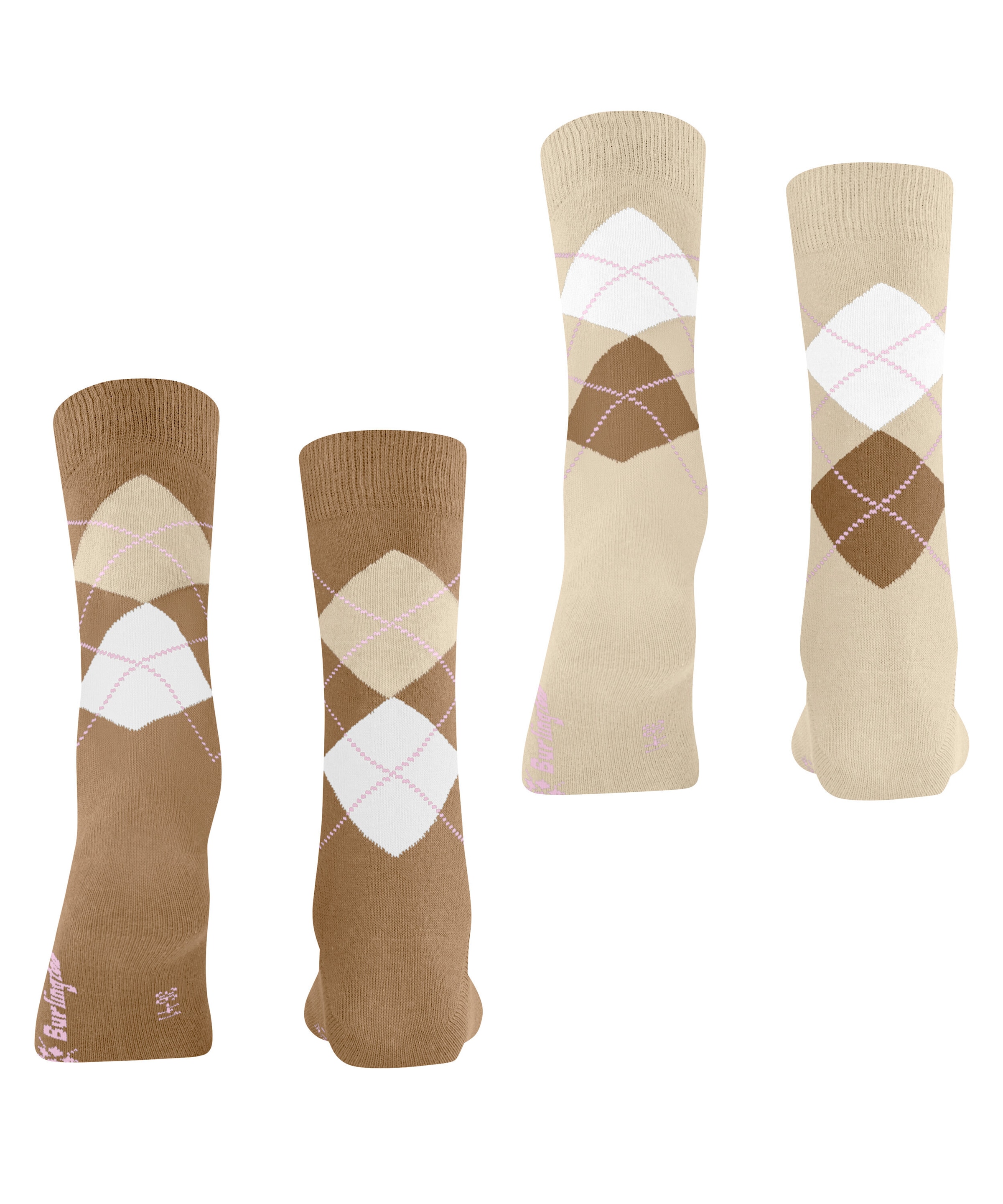 Burlington Socken »Everyday Argyle« 3er Pack,  atmungsaktiv
