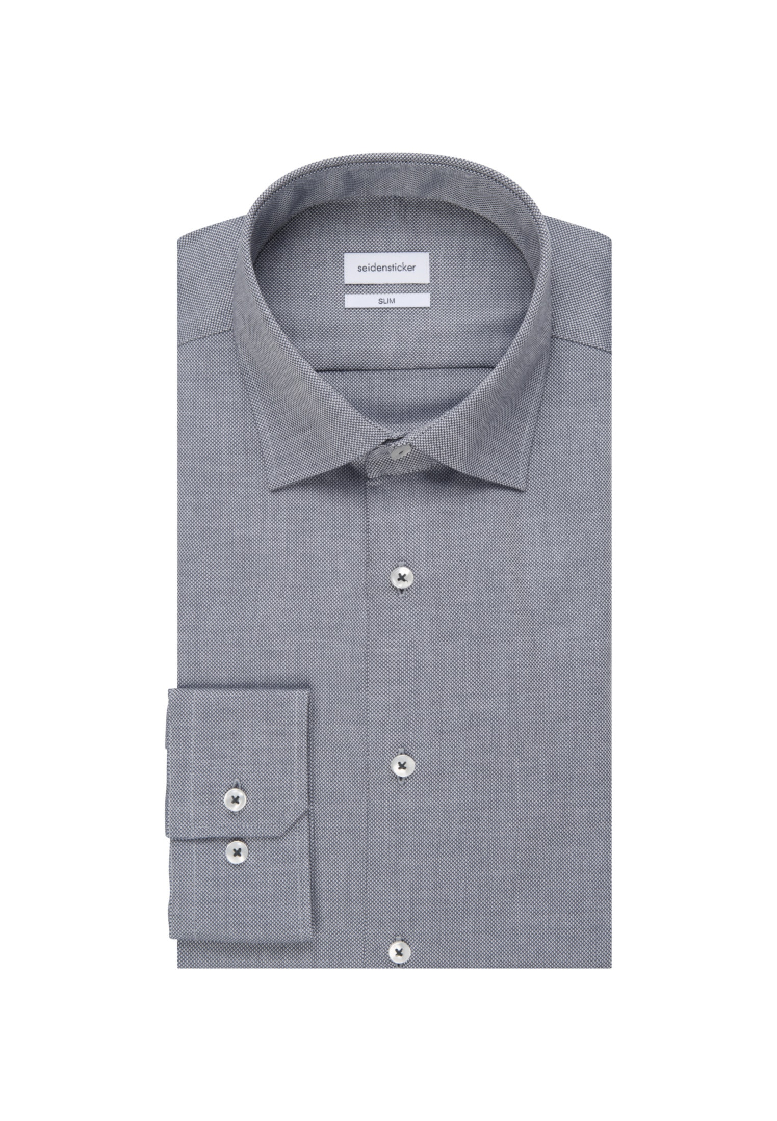 seidensticker Chemise d'affaires »Schwarze Rose« Slim 1/1 Kentkragen Uni