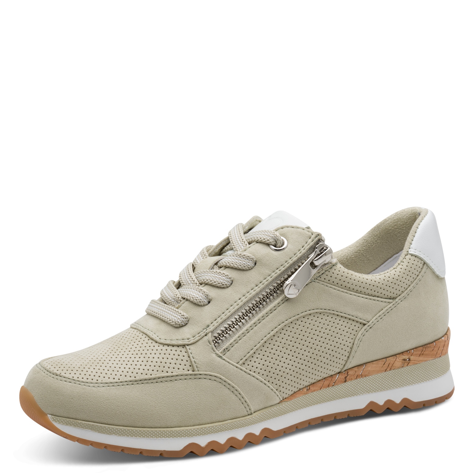 MARCO TOZZI Baskets compensées  chaussure de loisirs, chaussure basse, chaussure à lacets en version vegan