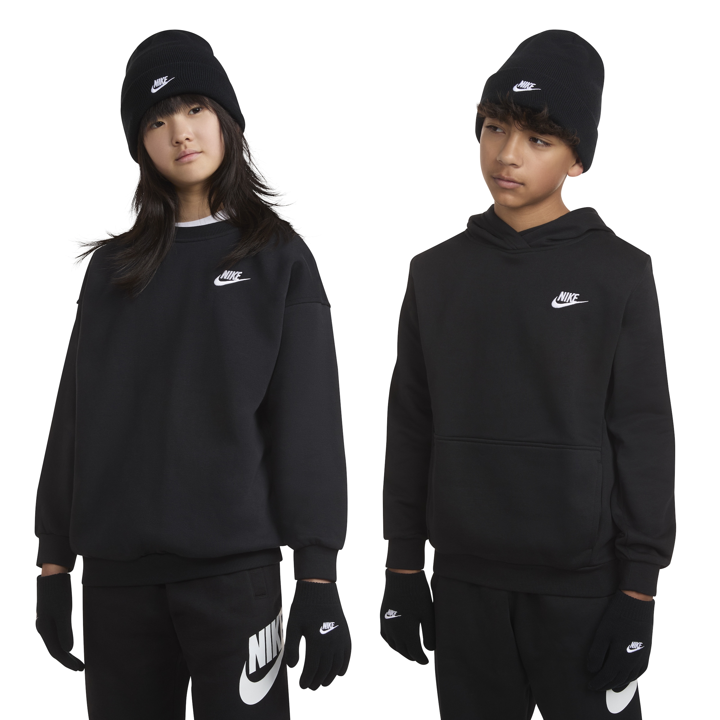 Nike Sportswear Bonnet »und Handschuhe Set NAN FUTURA BEANIE/GLOVE SET« Set, 2 cuis tlg. Grösse 8-15, für Kinder
